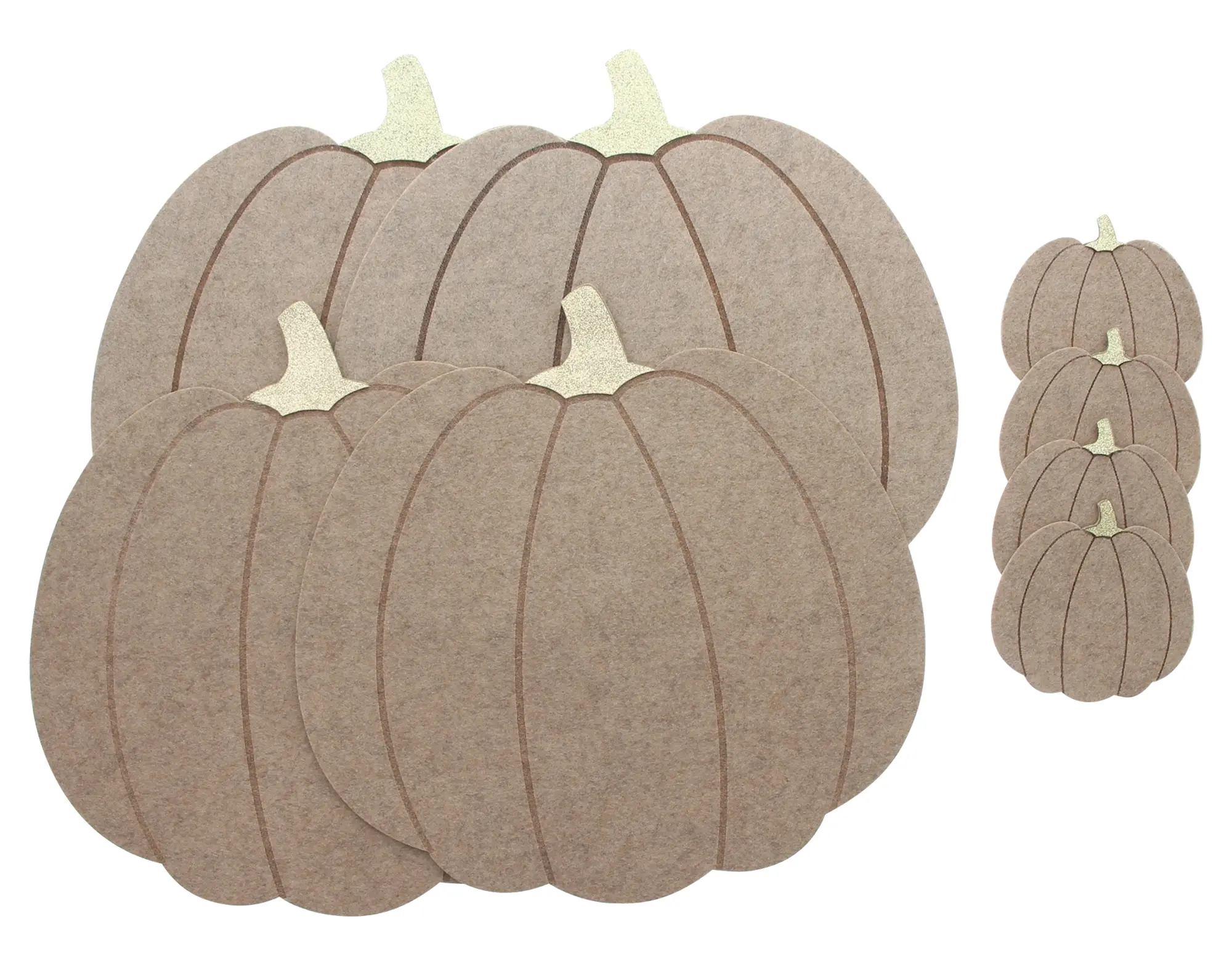 Tischset "Kürbis", 8tlg.  im Frank Flechtwaren Online Shop für Titelserie Herbst/Winter kaufen