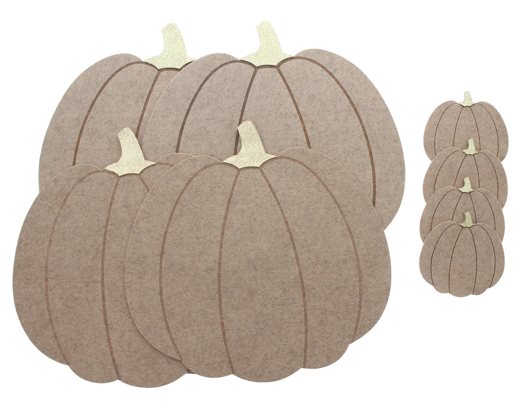 Tischset "Kürbis", 8tlg.  im Frank Flechtwaren Online Shop für Titelserie Herbst/Winter kaufen