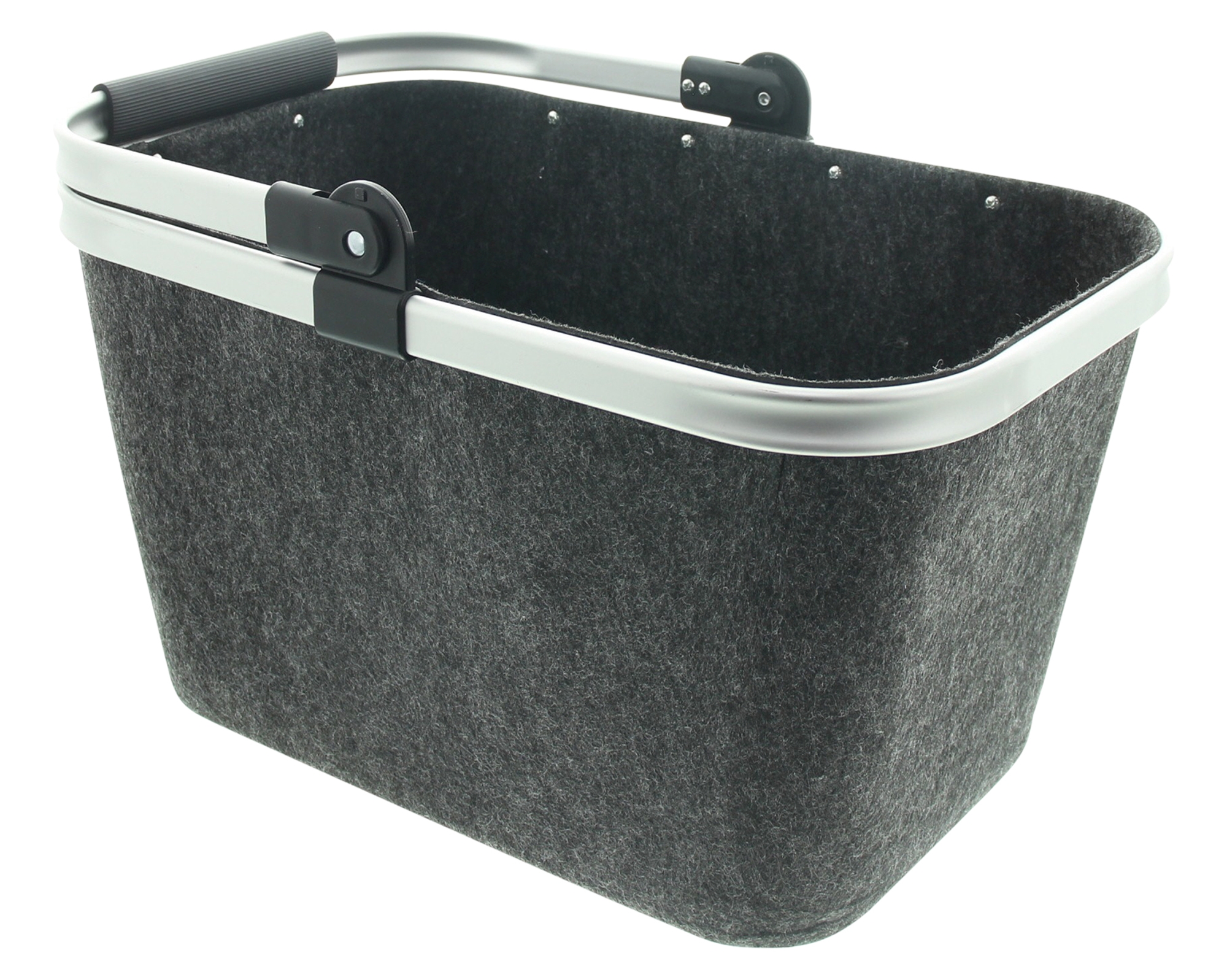 Einkaufskorb "Anthrazit"  im Frank Flechtwaren Online Shop für Einkaufskörbe kaufen