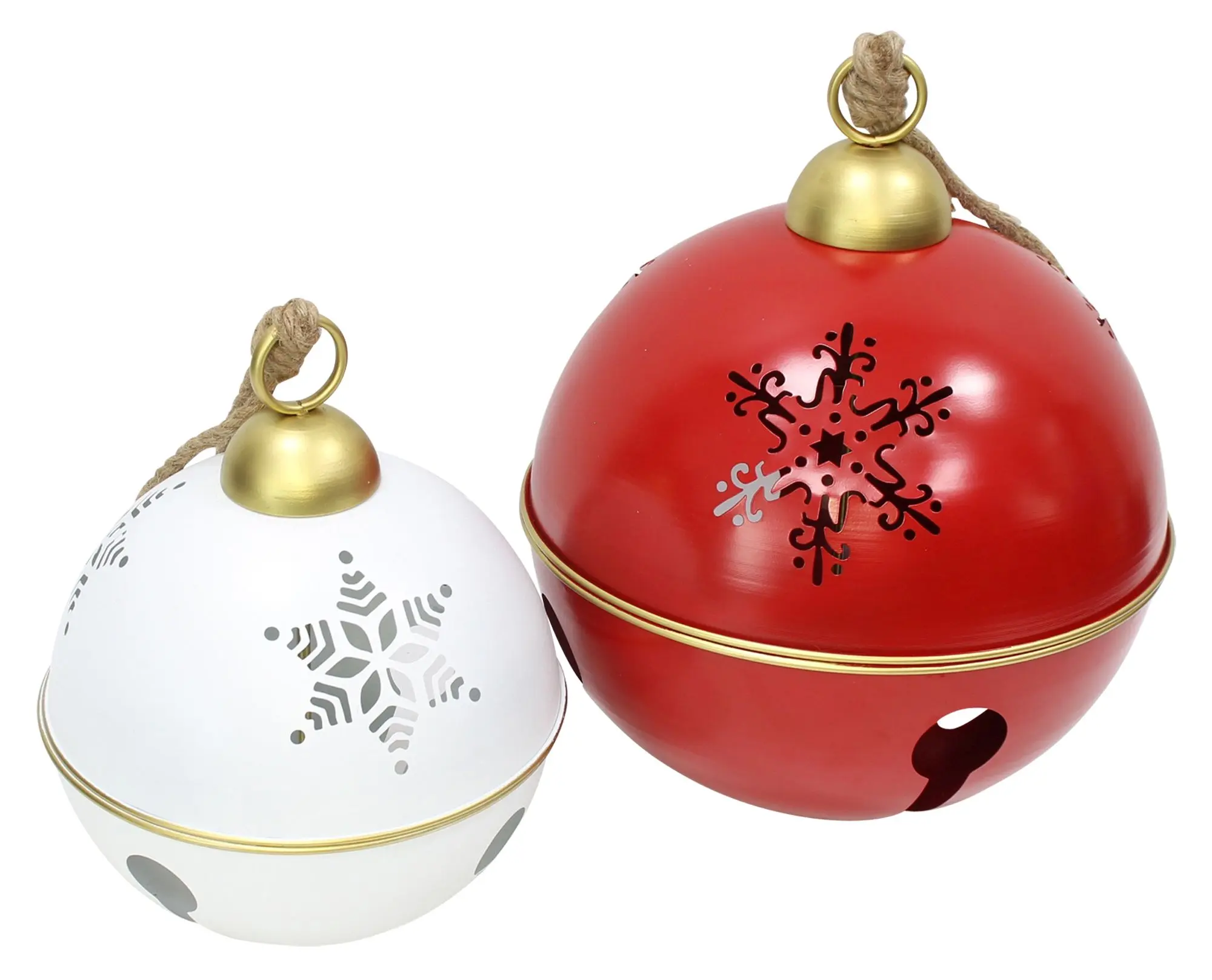 Weihnachtsglocke "Maxi", 2er Set  im Frank Flechtwaren Online Shop für Dekohänger  kaufen
