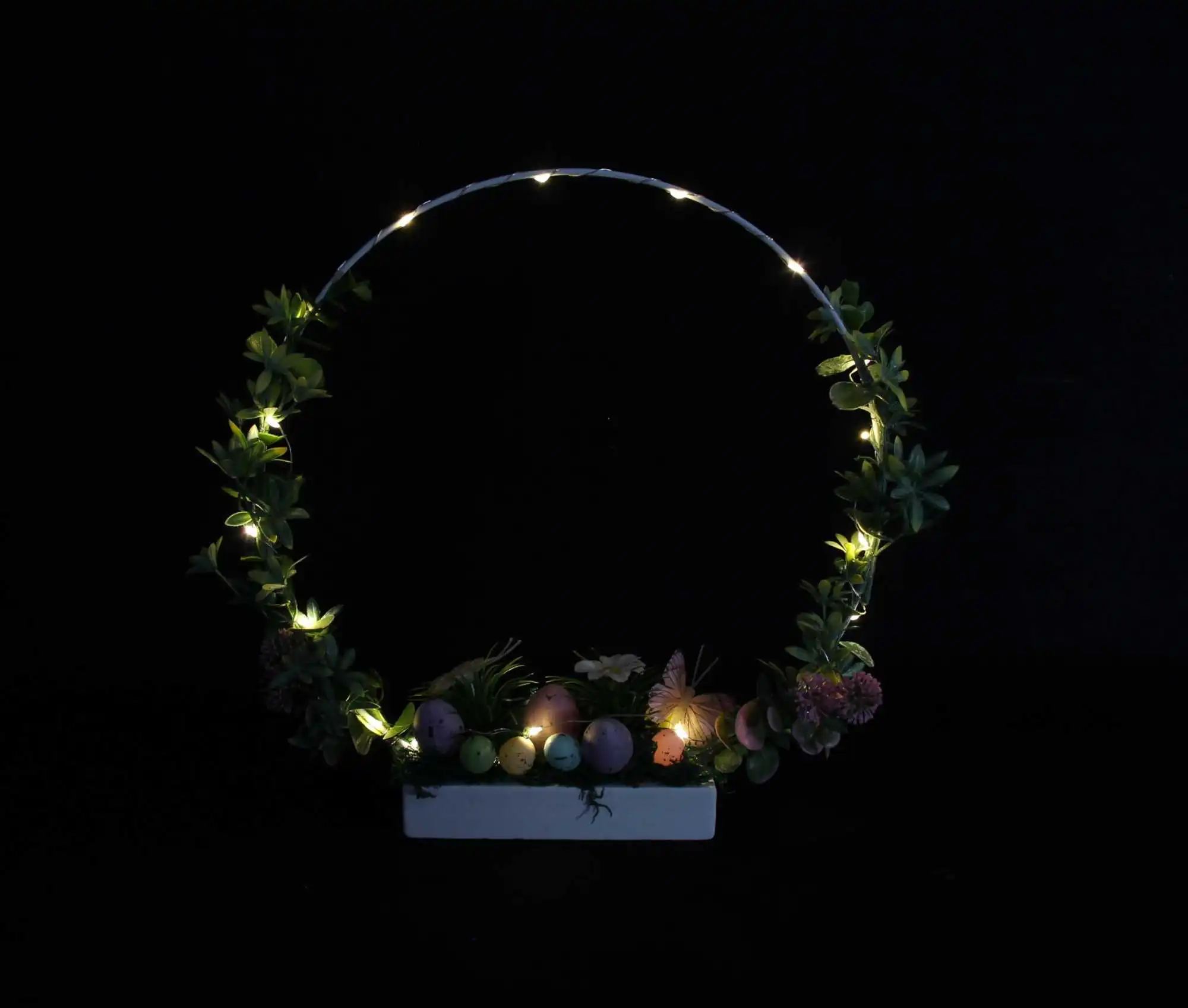 LED-Ring "Osterwiese" im Frank Flechtwaren Online Shop für Ostern kaufen LED-Ring "Osterwiese" im Frank Flechtwaren Online Shop für Ostern kaufen