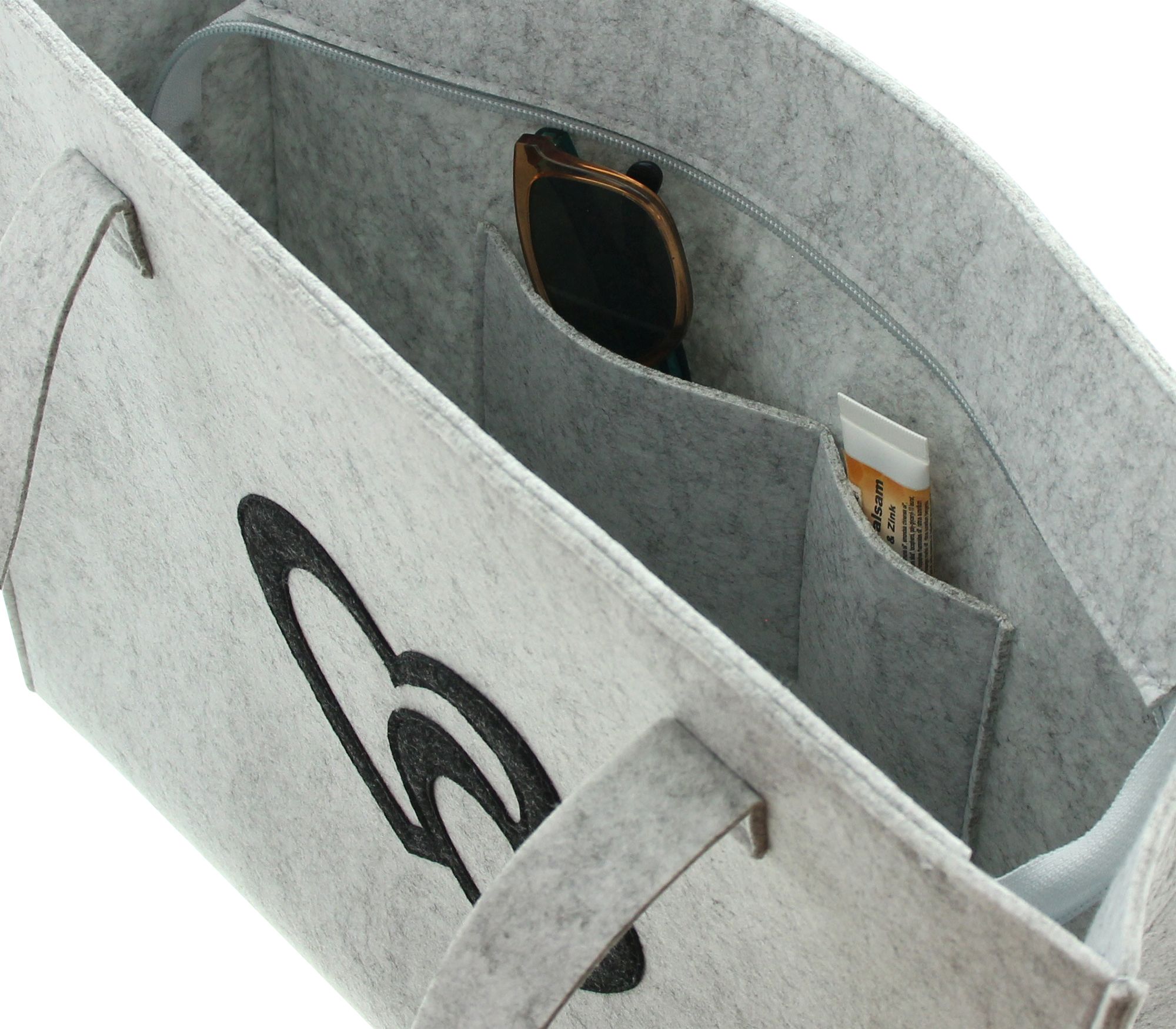 Filztasche "Herzduo" im Frank Flechtwaren Online Shop für Taschen kaufen Filztasche "Herzduo" im Frank Flechtwaren Online Shop für Taschen kaufen