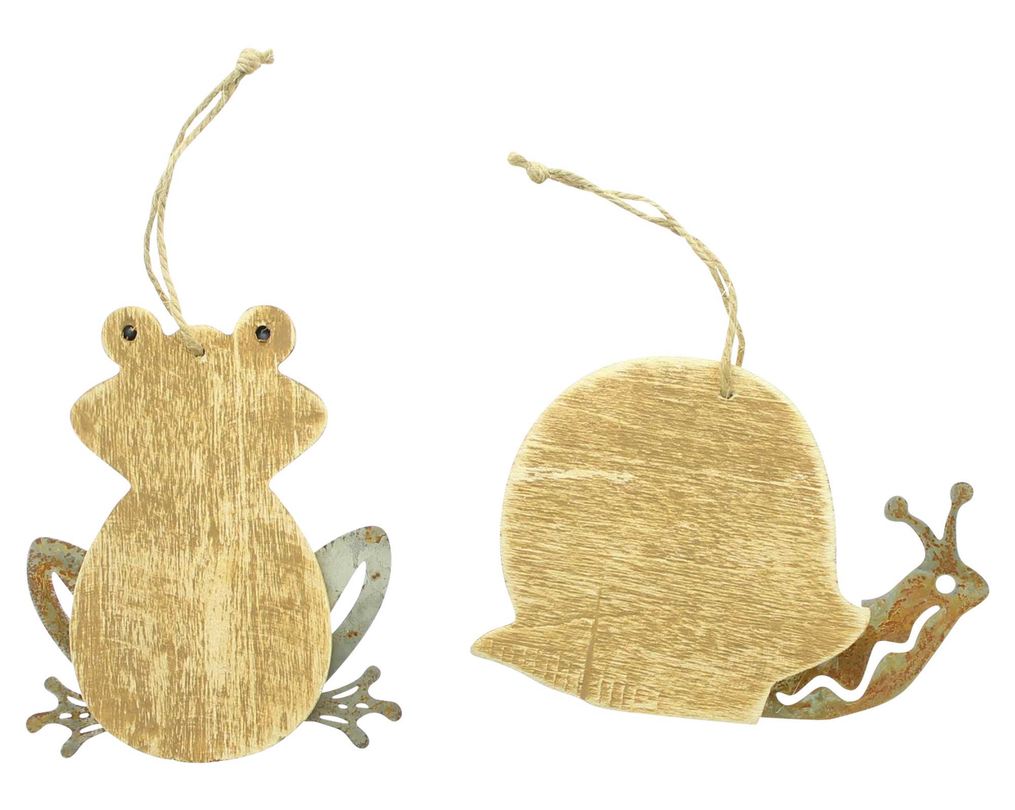 Hänger "Gartenbewohner", 2er Set  im Frank Flechtwaren Online Shop für Ostern kaufen