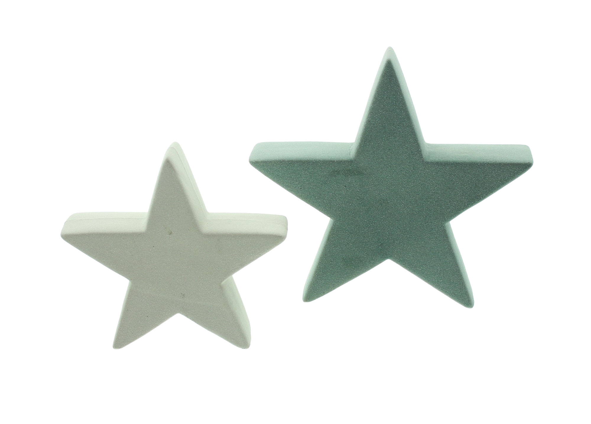Stern "Grün", 2er Set  im Frank Flechtwaren Online Shop kaufen