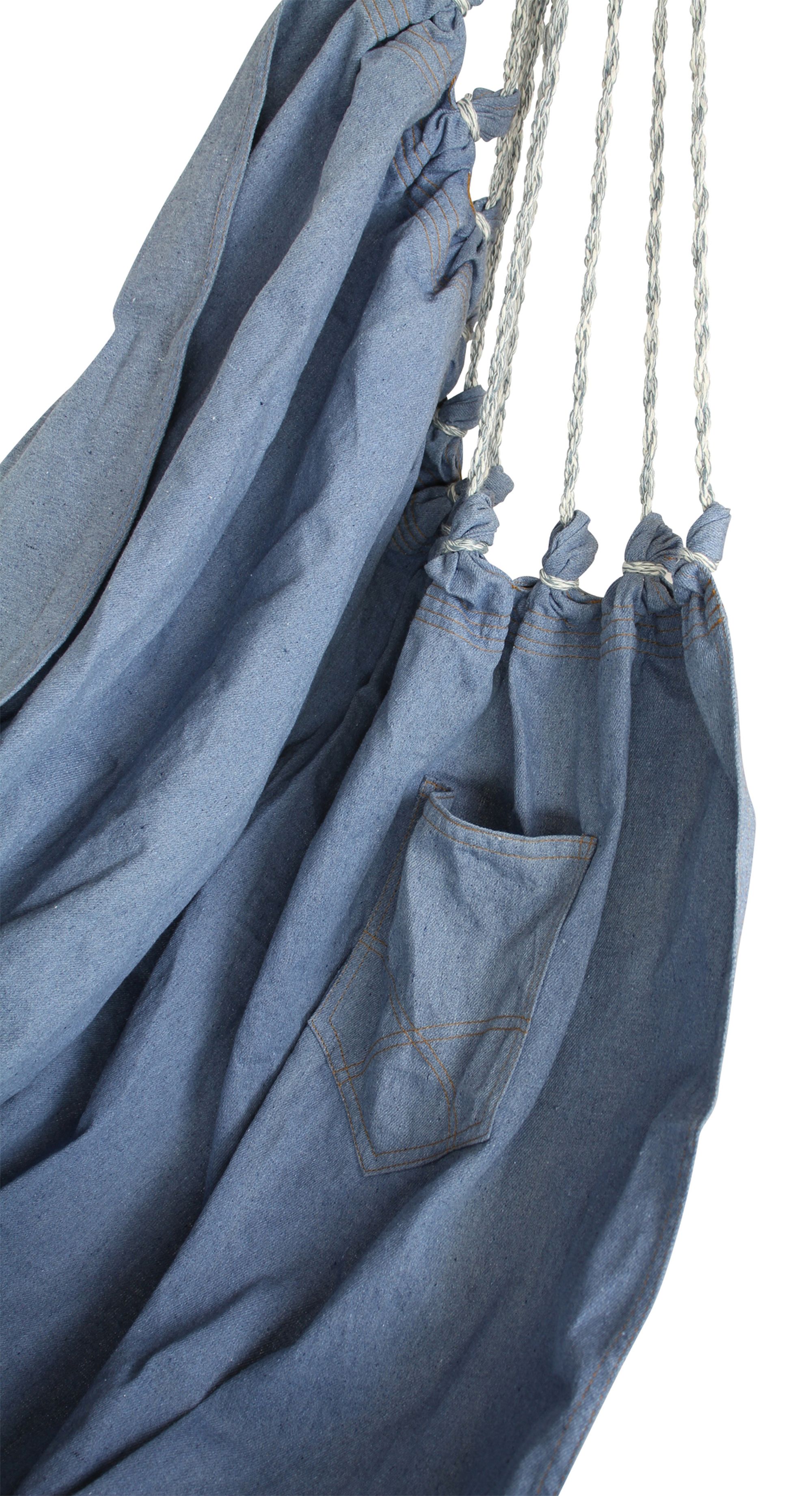 Hängesessel "Jeans" mit 3 Kissenhüllen, 4er Set im Frank Flechtwaren Online Shop für Hängematten & Hängesessel kaufen Hängesessel "Jeans" mit 3 Kissenhüllen, 4er Set im Frank Flechtwaren Online Shop für Hängematten & Hängesessel kaufen