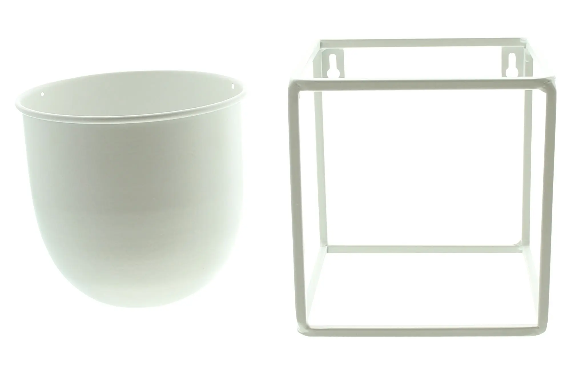 Wandpflanzer "White", klein im Frank Flechtwaren Online Shop für Pflanztöpfe kaufen Wandpflanzer "White", klein im Frank Flechtwaren Online Shop für Pflanztöpfe kaufen