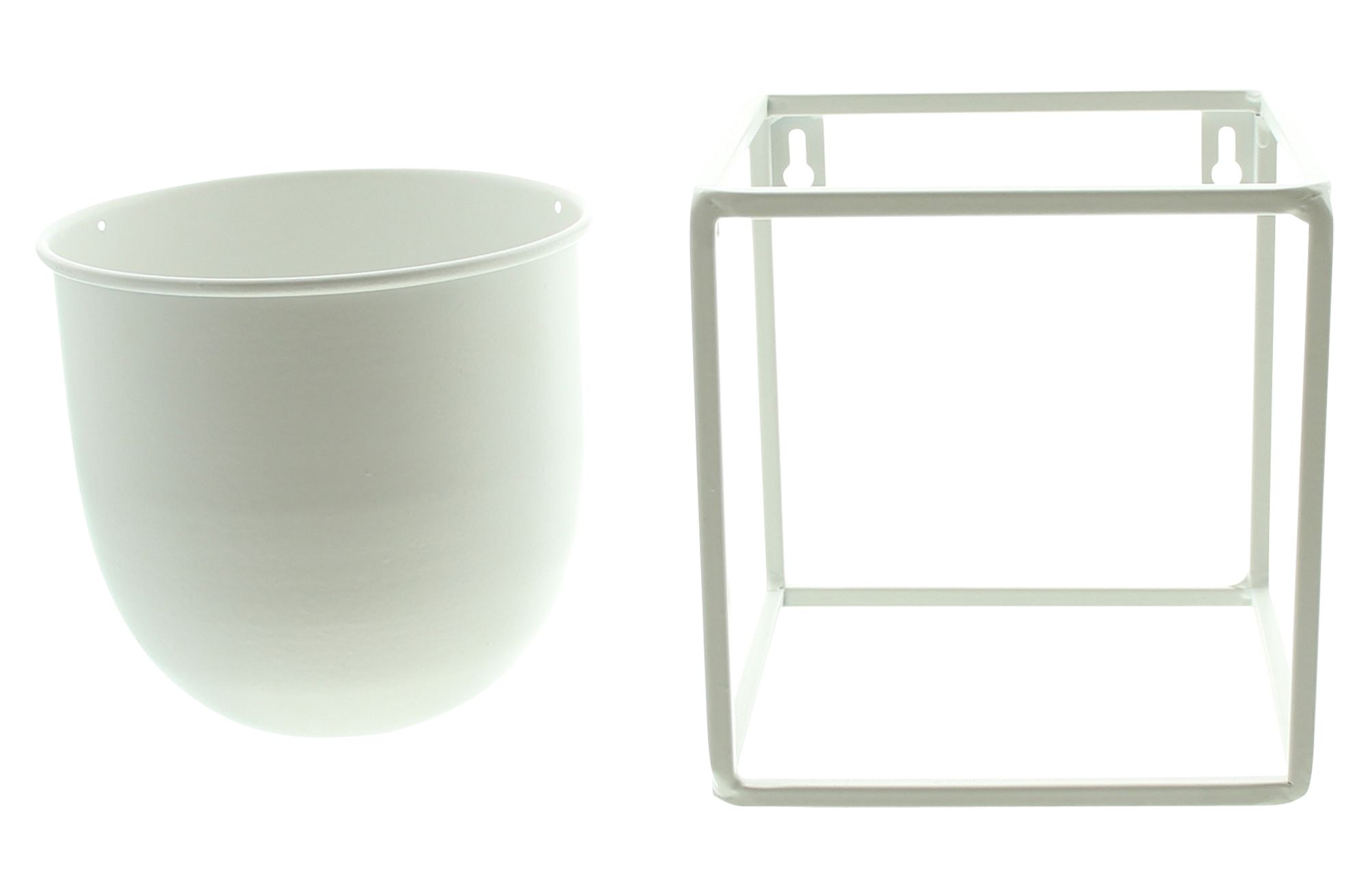 Wandpflanzer "White", klein im Frank Flechtwaren Online Shop für Pflanztöpfe kaufen Wandpflanzer "White", klein im Frank Flechtwaren Online Shop für Pflanztöpfe kaufen