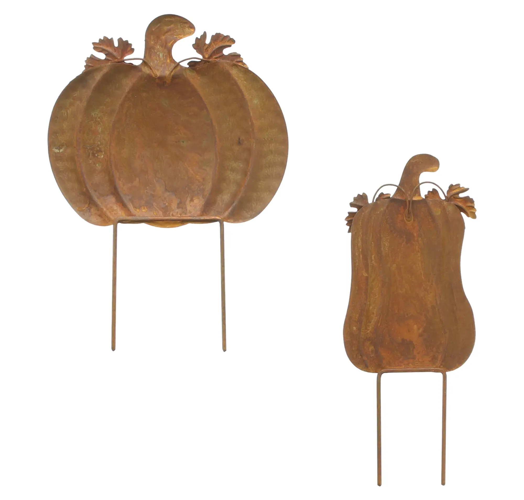 Herbststecker "Kürbis", 2er Set  im Frank Flechtwaren Online Shop für Herbstgarten kaufen