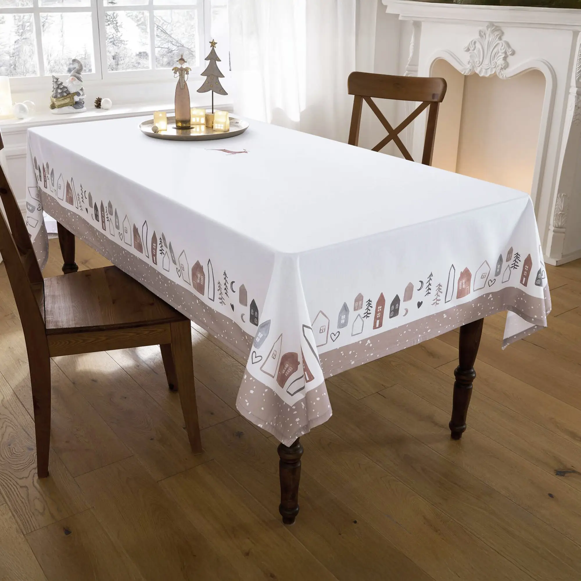 Tafeldecke "Häuschen"  im Frank Flechtwaren Online Shop für  kaufen