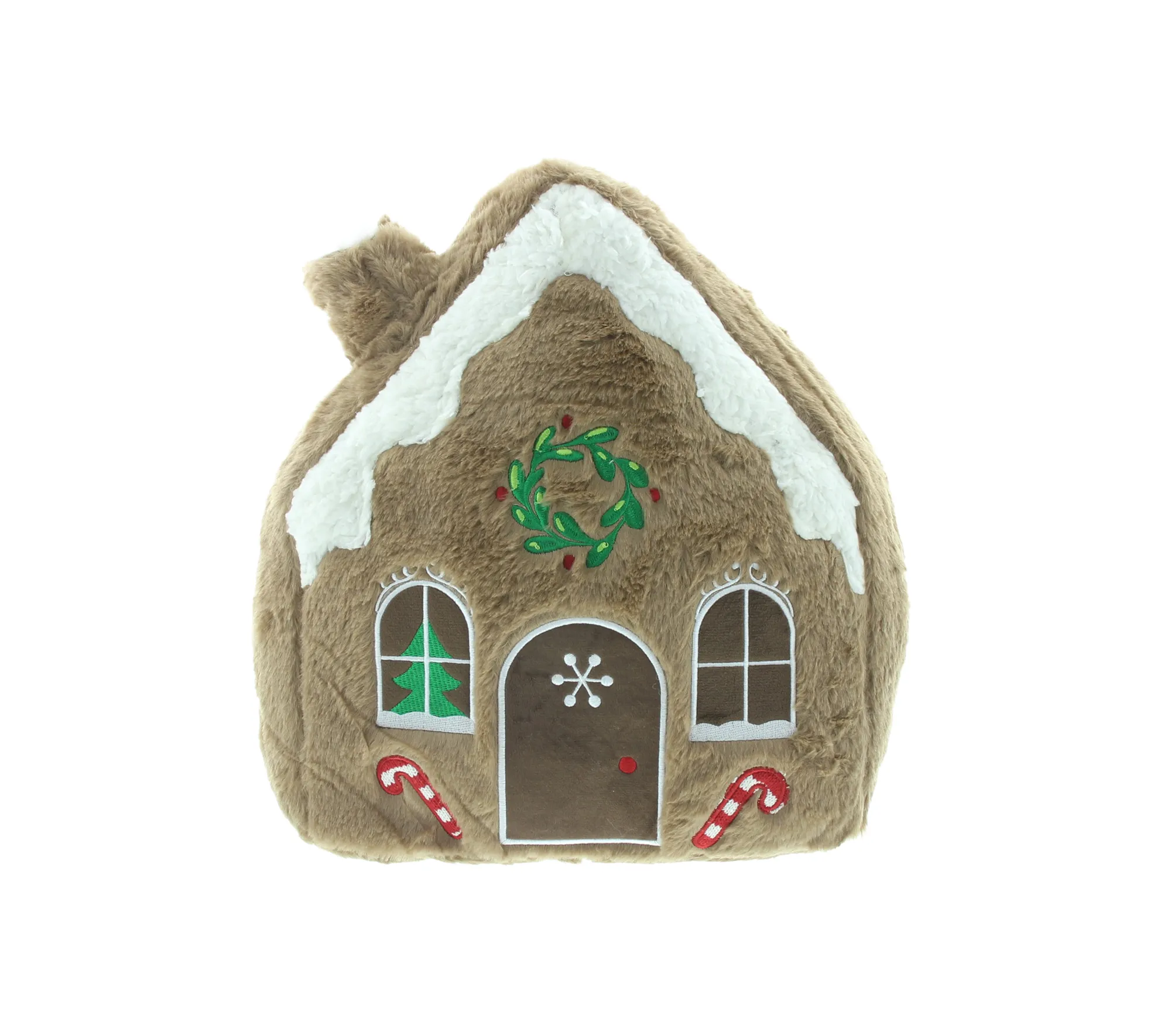 Deko-Kissen "Lebkuchenhaus"  im Frank Flechtwaren Online Shop für Weihnachtliche Kissen &amp; Kissenhüllen kaufen