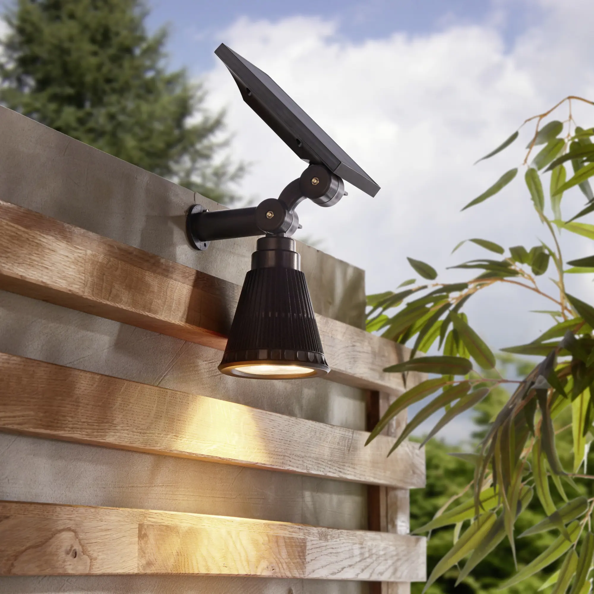 LED-Solarstrahler "Spotlight" im Frank Flechtwaren Online Shop für Gartenbeleuchtung kaufen LED-Solarstrahler "Spotlight" im Frank Flechtwaren Online Shop für Gartenbeleuchtung kaufen