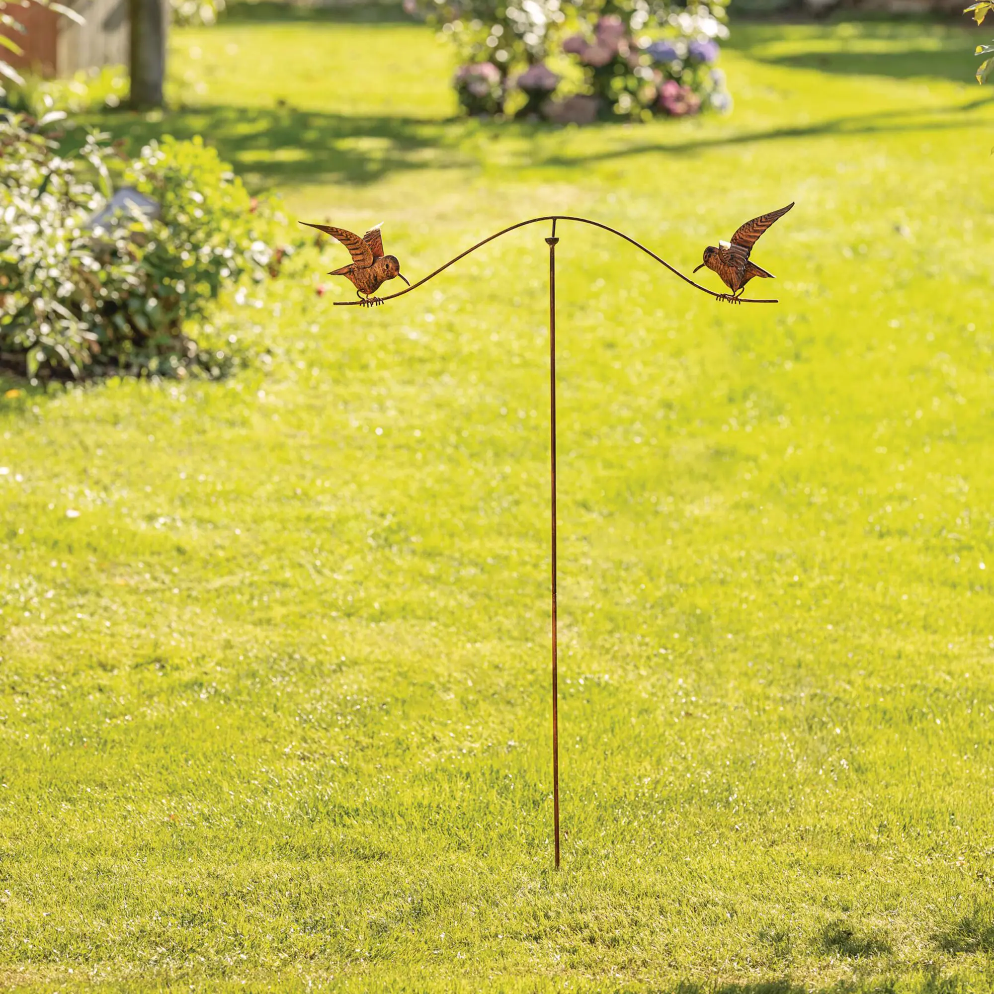 Gartenstecker "Vogelwippe"  im Frank Flechtwaren Online Shop kaufen