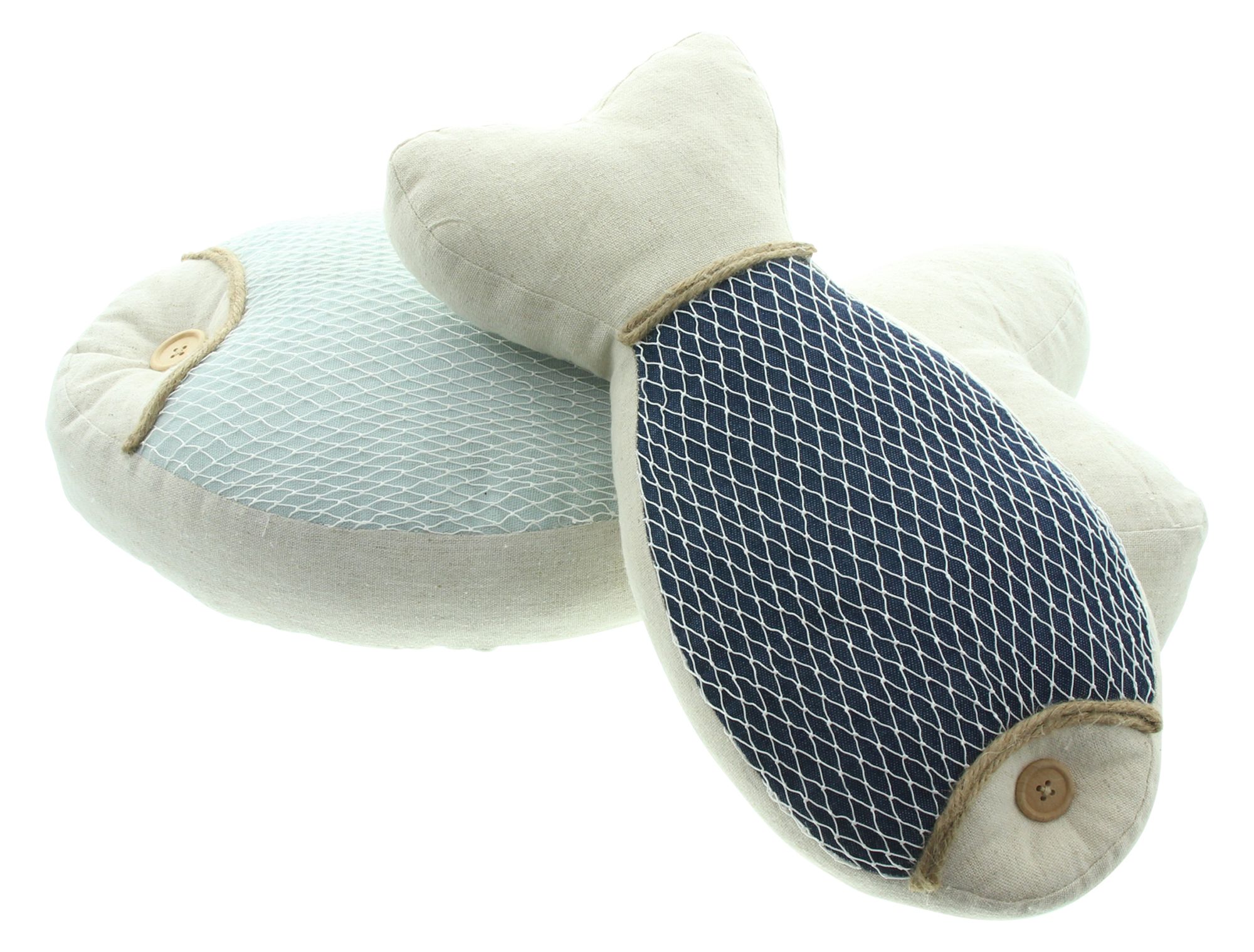 Dekokissen "Fisch", 2er Set im Frank Flechtwaren Online Shop für Kinderzimmer kaufen Dekokissen "Fisch", 2er Set im Frank Flechtwaren Online Shop für Kinderzimmer kaufen