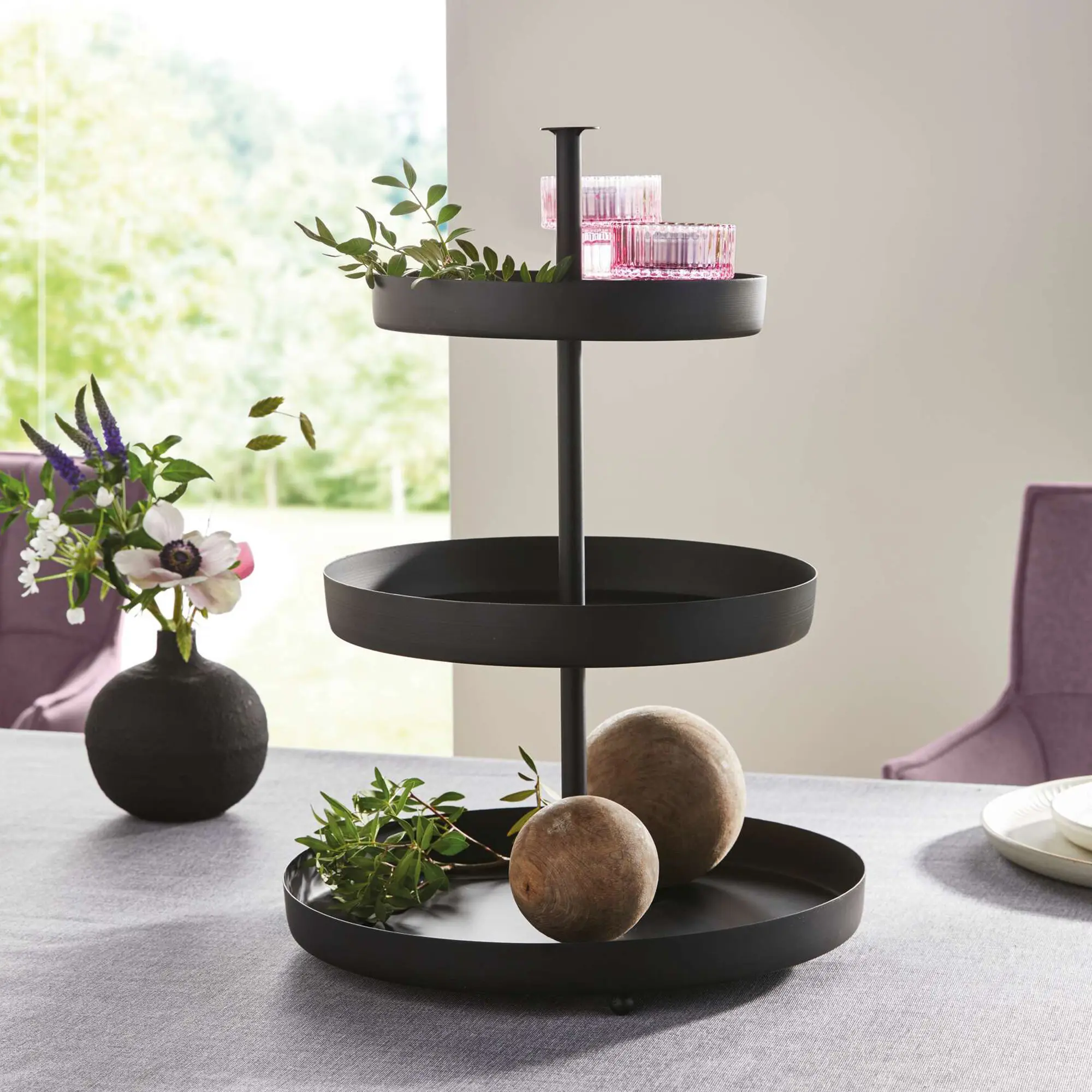 Etagere "Black"  im Frank Flechtwaren Online Shop kaufen