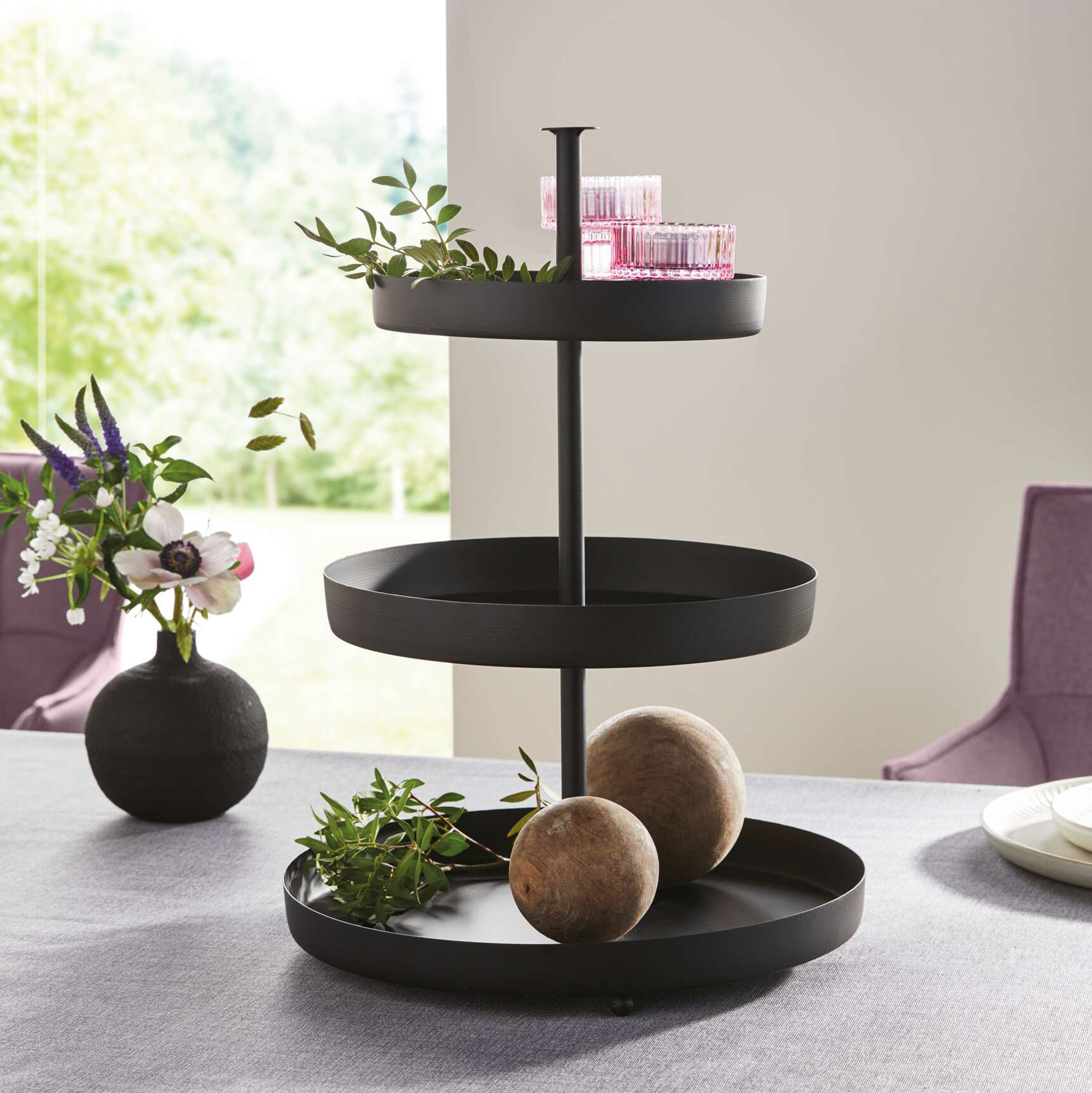 Etagere "Black"  im Frank Flechtwaren Online Shop kaufen