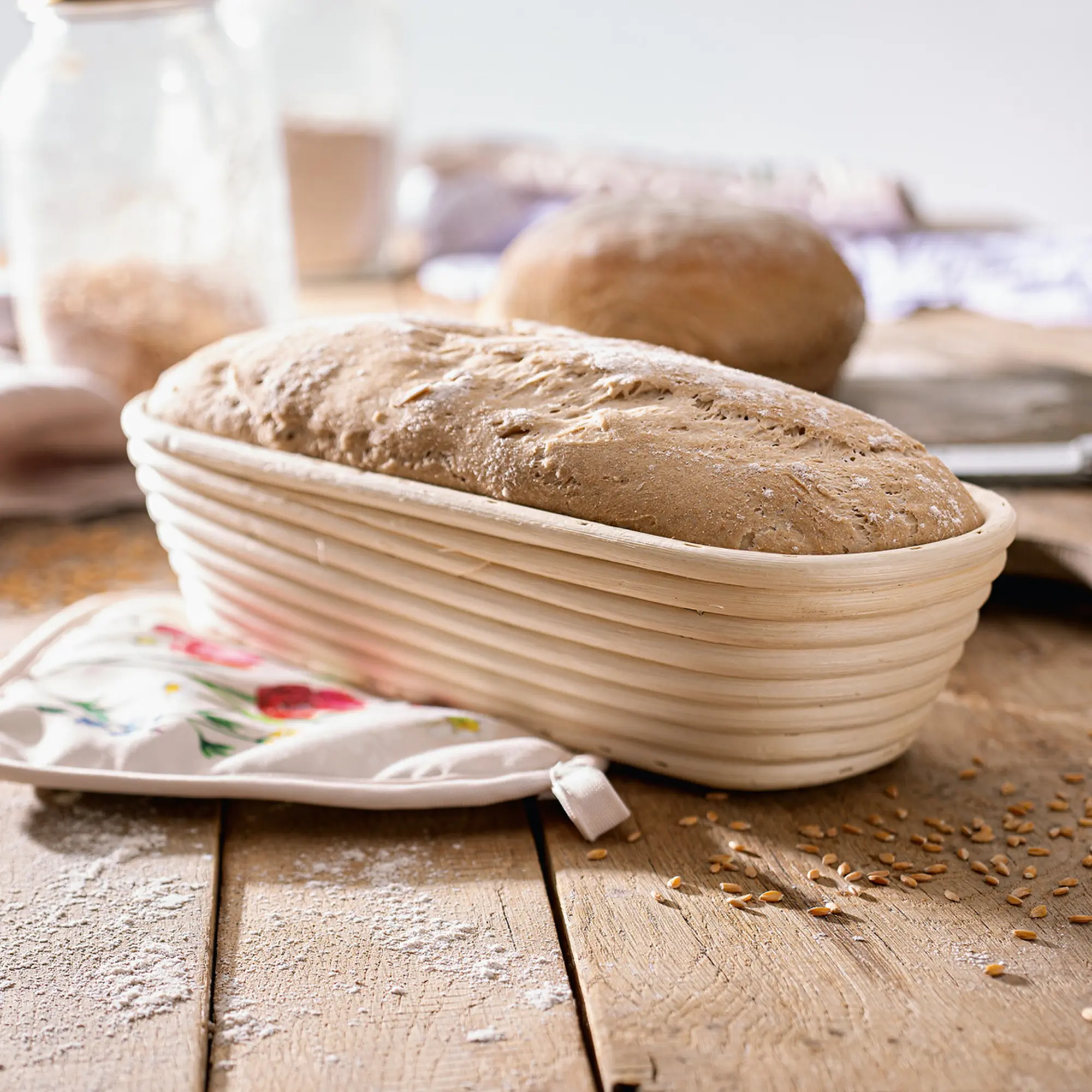 Gärkorb "Bread", länglich  im Frank Flechtwaren Online Shop kaufen