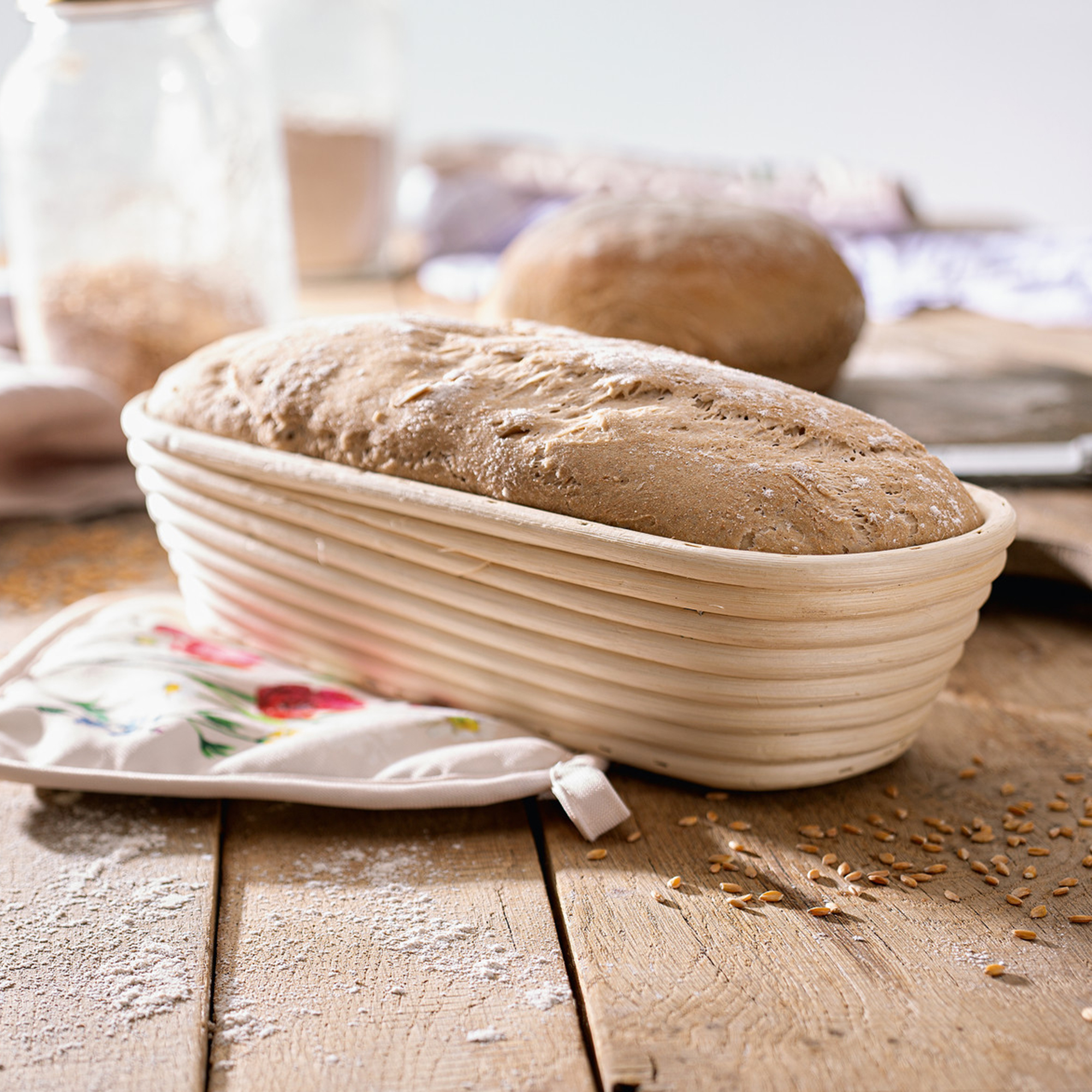 Gärkorb "Bread", länglich  im Frank Flechtwaren Online Shop kaufen