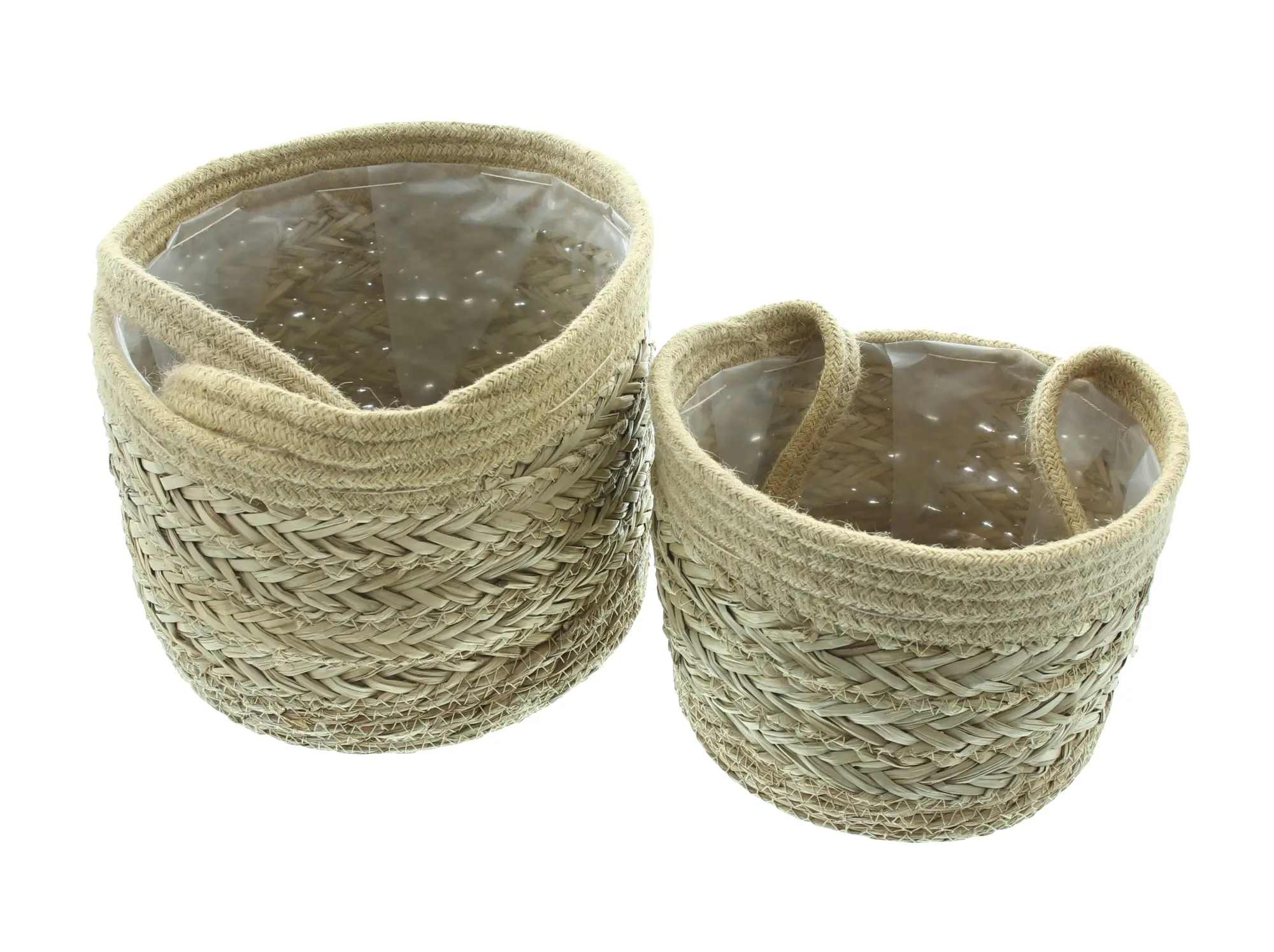 Hängekorb "Seegras", 2er Set  im Frank Flechtwaren Online Shop für Übertöpfe kaufen