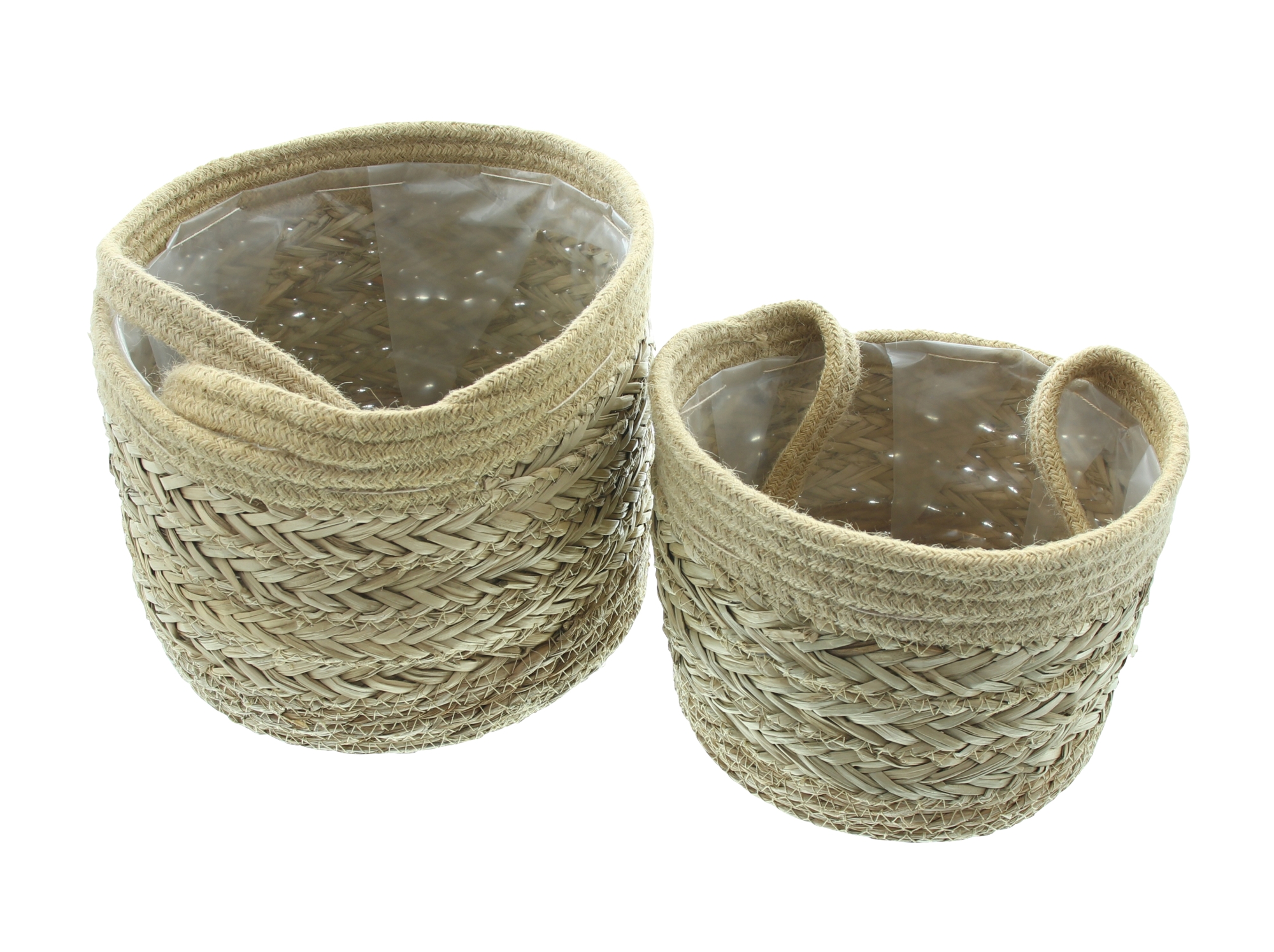 Acheter Lot de 2 paniers suspendus "zostère" dans la boutique en ligne de Frank Flechtwaren pour Jardinières Acheter Lot de 2 paniers suspendus "zostère" dans la boutique en ligne de Frank Flechtwaren pour Jardinières