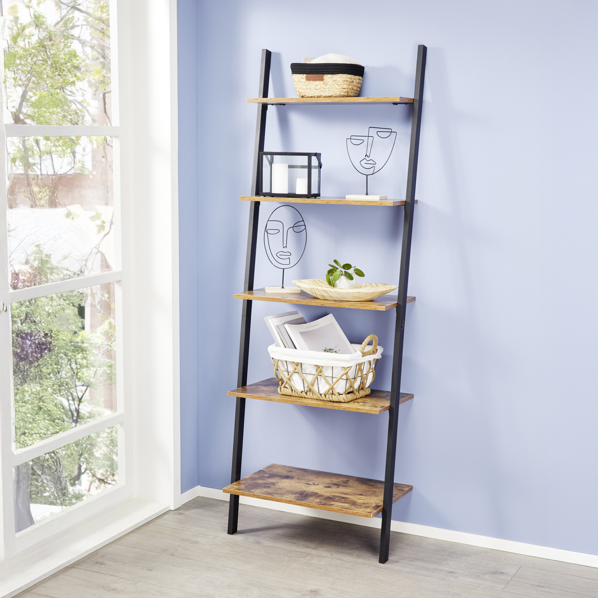 Leiterregal "Vintage-Charme"  im Frank Flechtwaren Online Shop kaufen