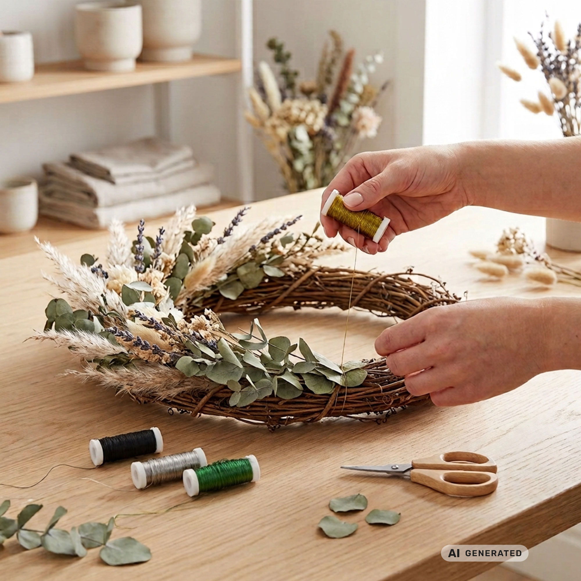 Basteldraht "Shine", 4er Set  im Frank Flechtwaren Online Shop kaufen