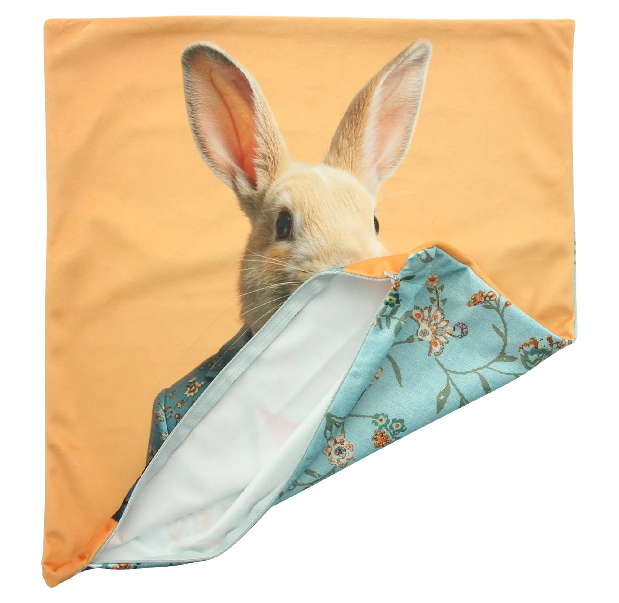 Kissenhülle "Mr. Rabbit"  im Frank Flechtwaren Online Shop für Österliche Kissen &amp; Kissenhüllen kaufen