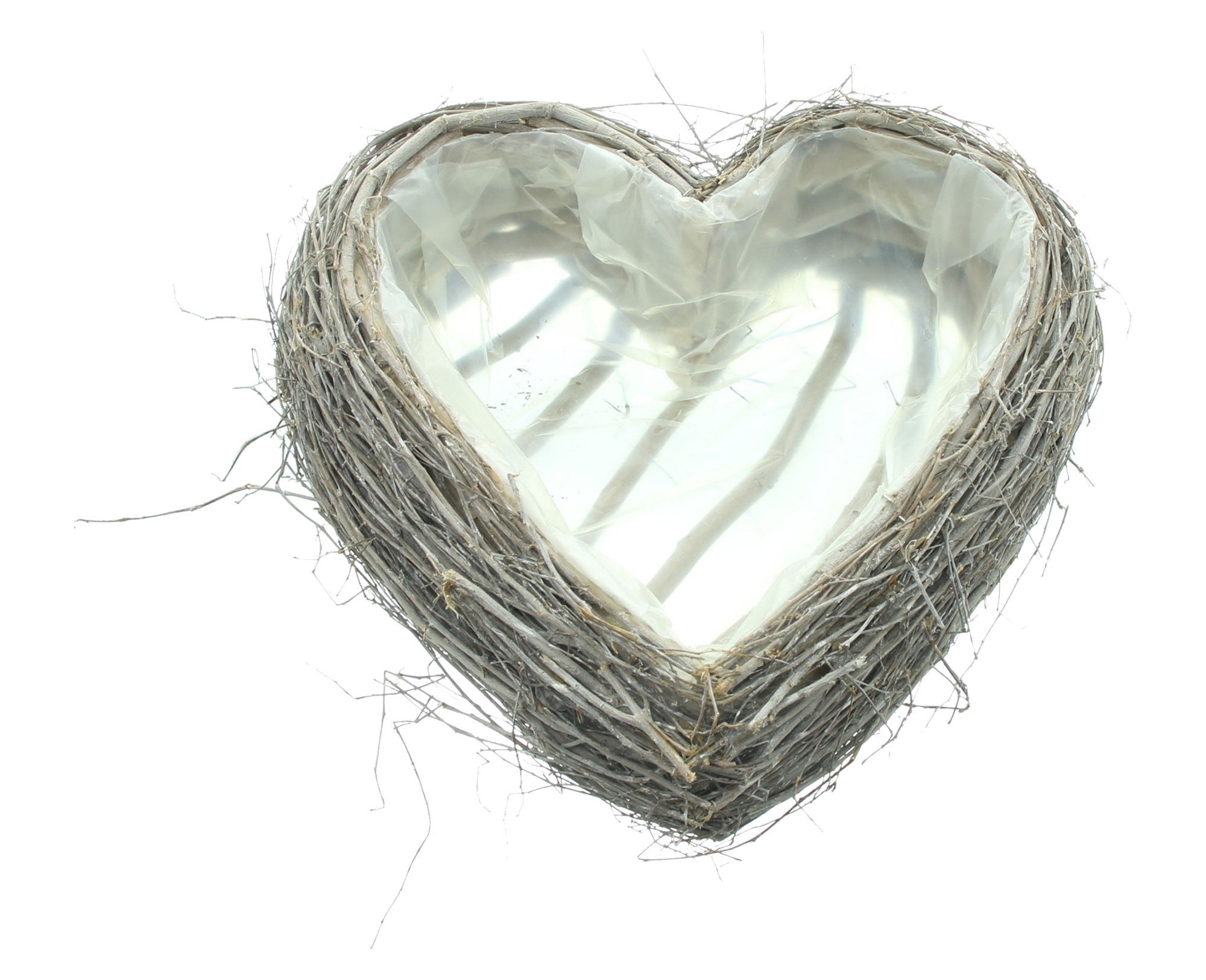 Pflanzer "Herz"  im Frank Flechtwaren Online Shop für Pflanzkörbe kaufen