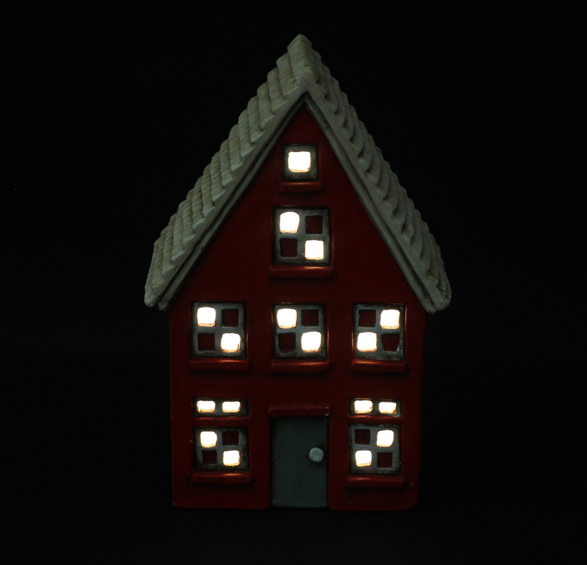LED-Haus "Sweet red Home"  im Frank Flechtwaren Online Shop für LED-Deko kaufen