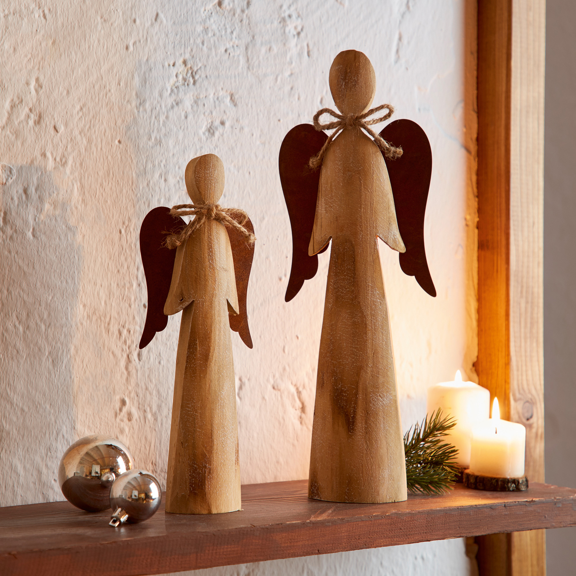 Figur "Himmelsbote", 2er Set  im Frank Flechtwaren Online Shop kaufen