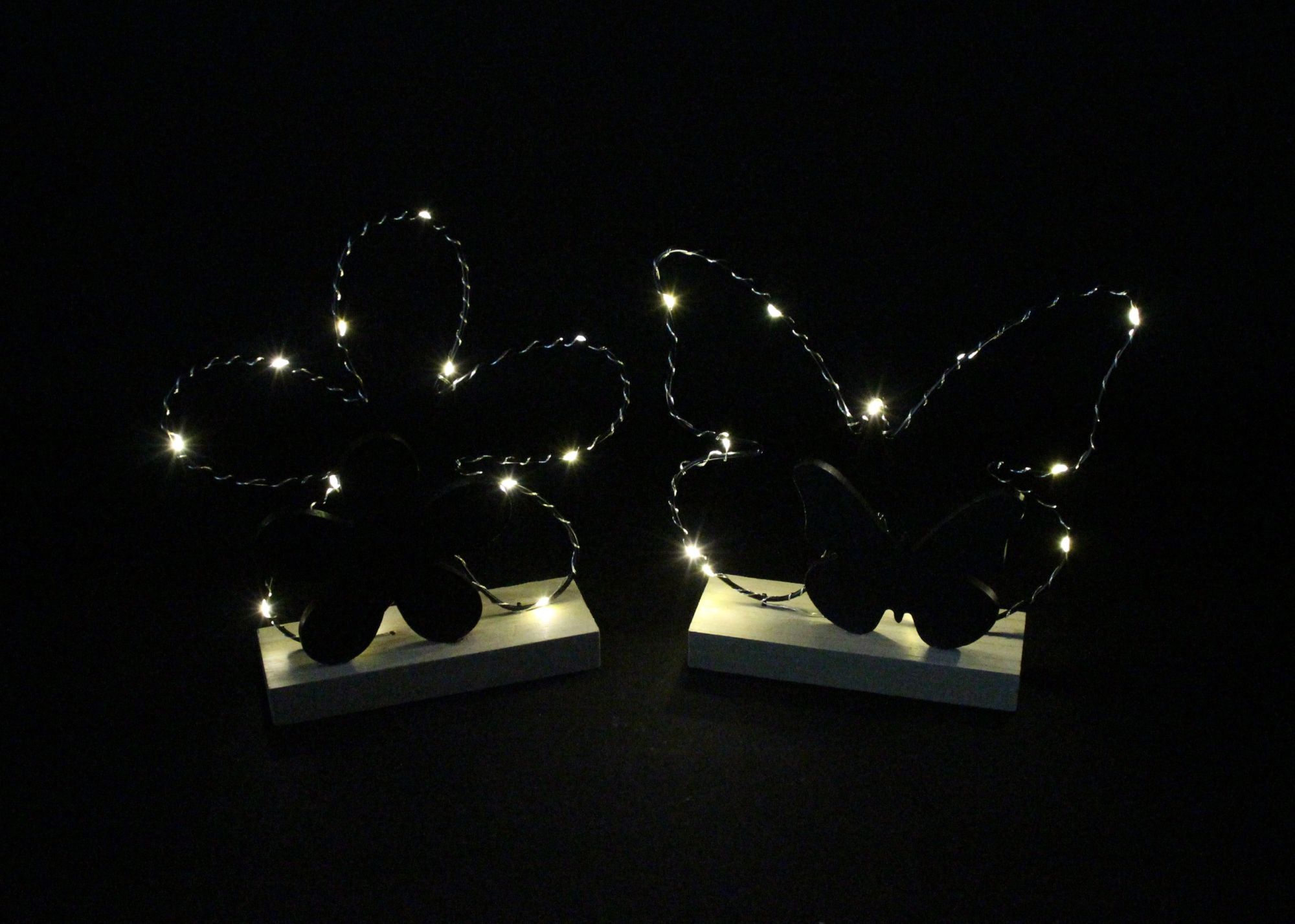 LED-Deko "Schmetterling & Blume", 2er Set im Frank Flechtwaren Online Shop für Ostern kaufen LED-Deko "Schmetterling & Blume", 2er Set im Frank Flechtwaren Online Shop für Ostern kaufen
