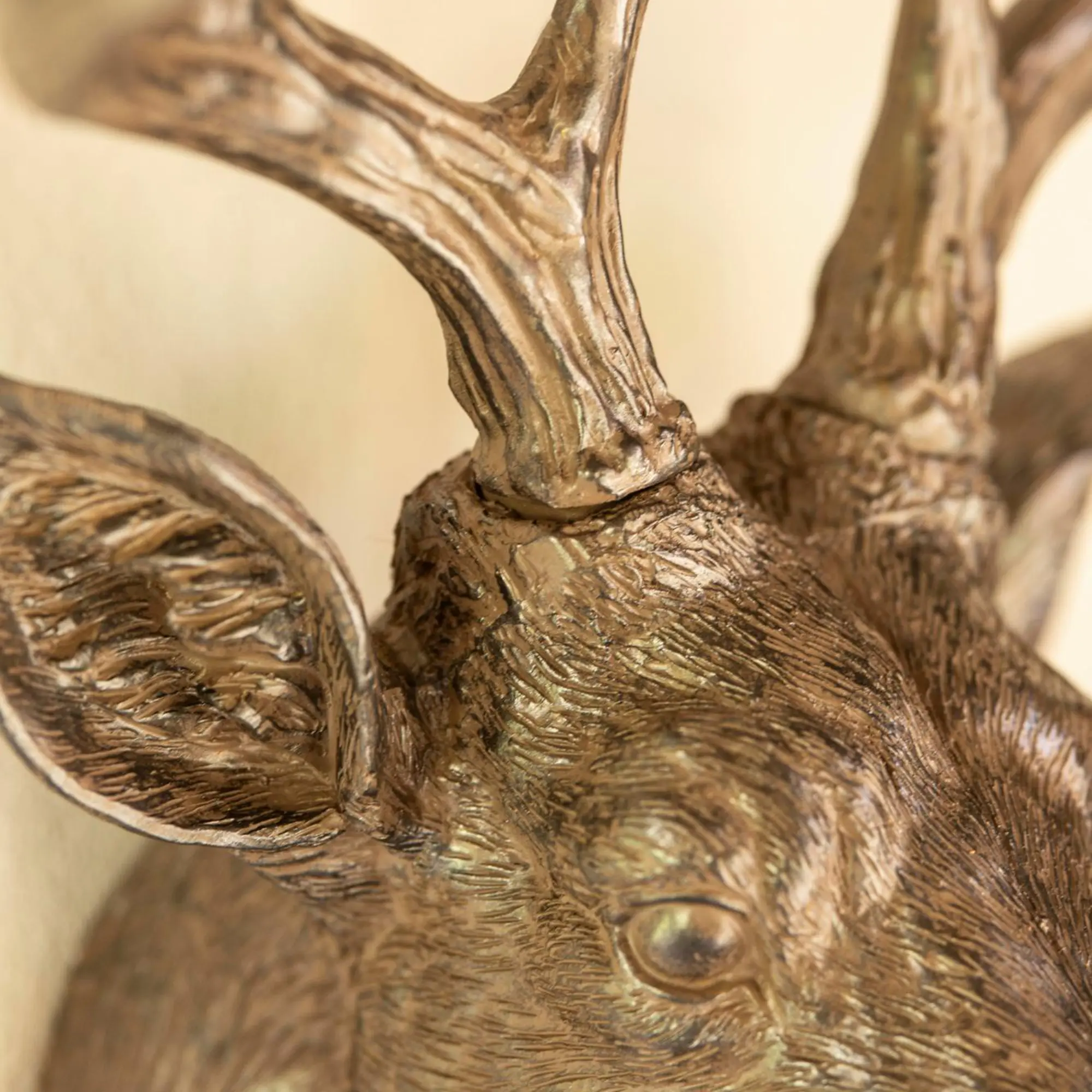 Deko-Hirsch "Golden", 2er Set  im Frank Flechtwaren Online Shop für Waldspaziergang kaufen