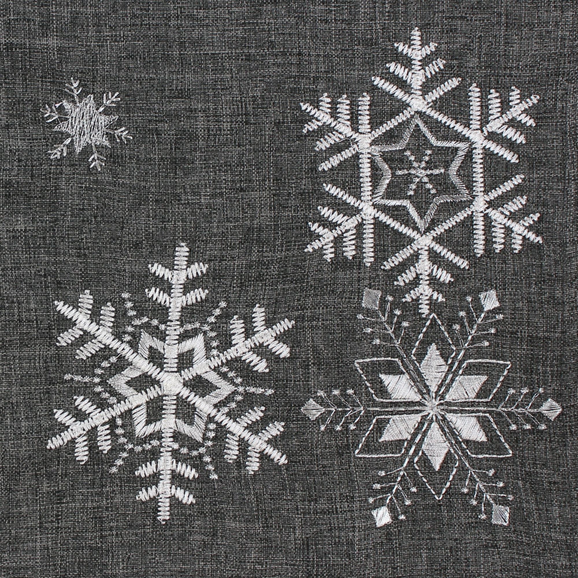 Acheter Chemin de table "cristaux de neige argenté"  dans la boutique en ligne de Frank Flechtwaren pour Noël