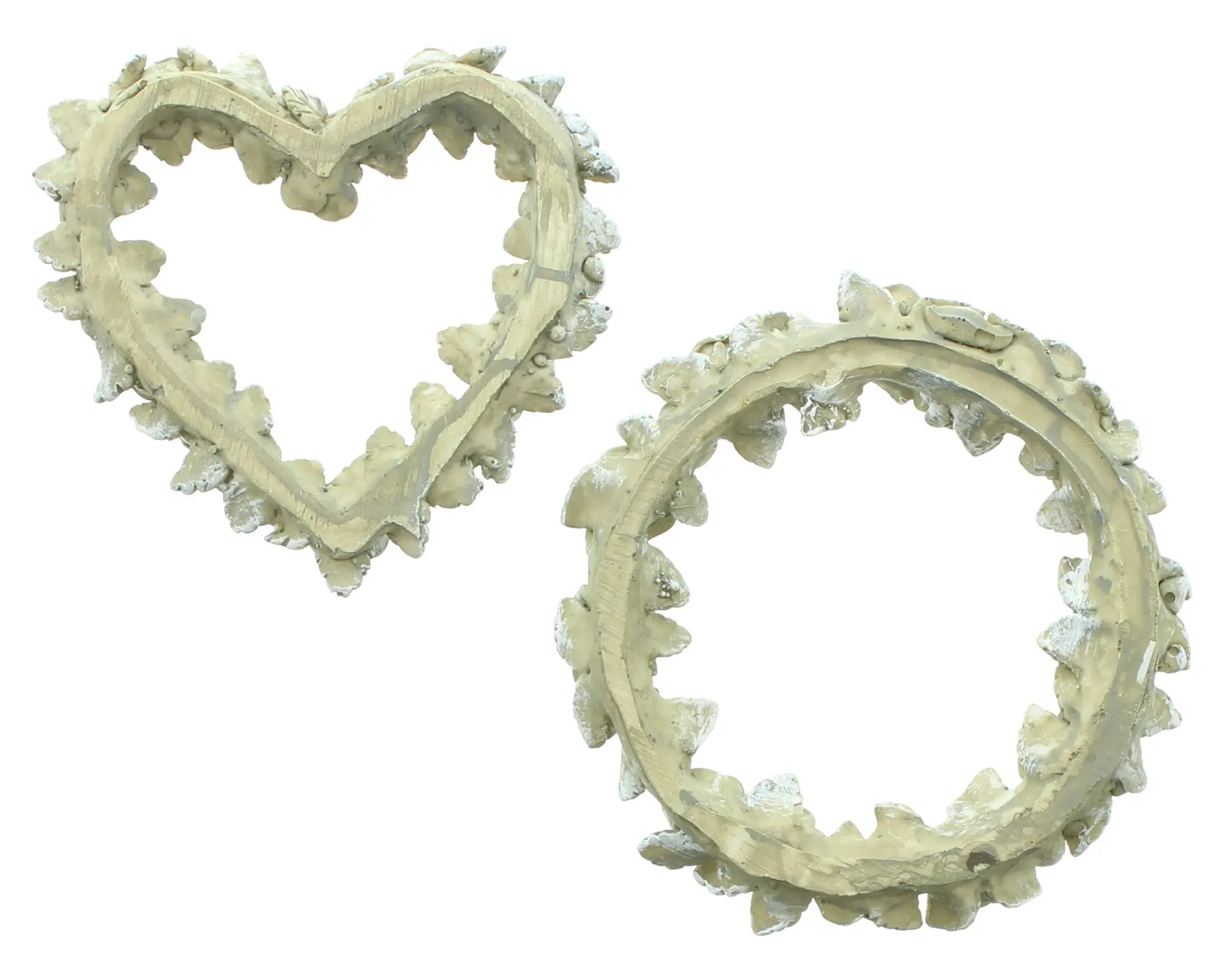 Rosendeko "Herz &amp; Kranz", 2er Set  im Frank Flechtwaren Online Shop für Grabschmuck kaufen