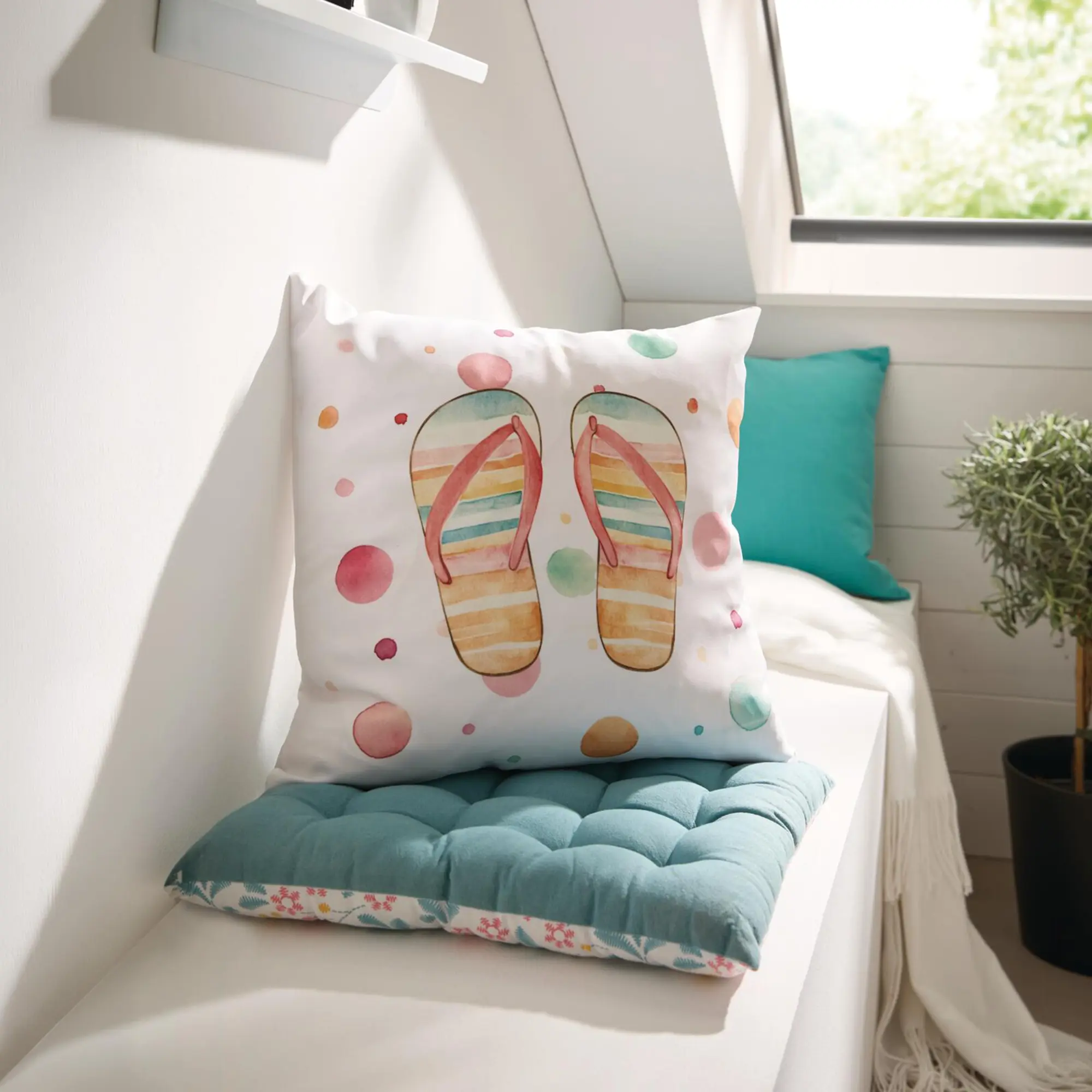 Kissenhülle "Summerfeeling"  im Frank Flechtwaren Online Shop kaufen