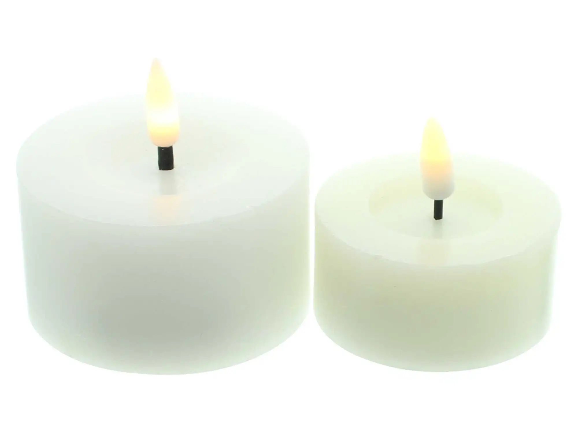 LED-Kerze "White", 2er Set  im Frank Flechtwaren Online Shop für Ostern kaufen
