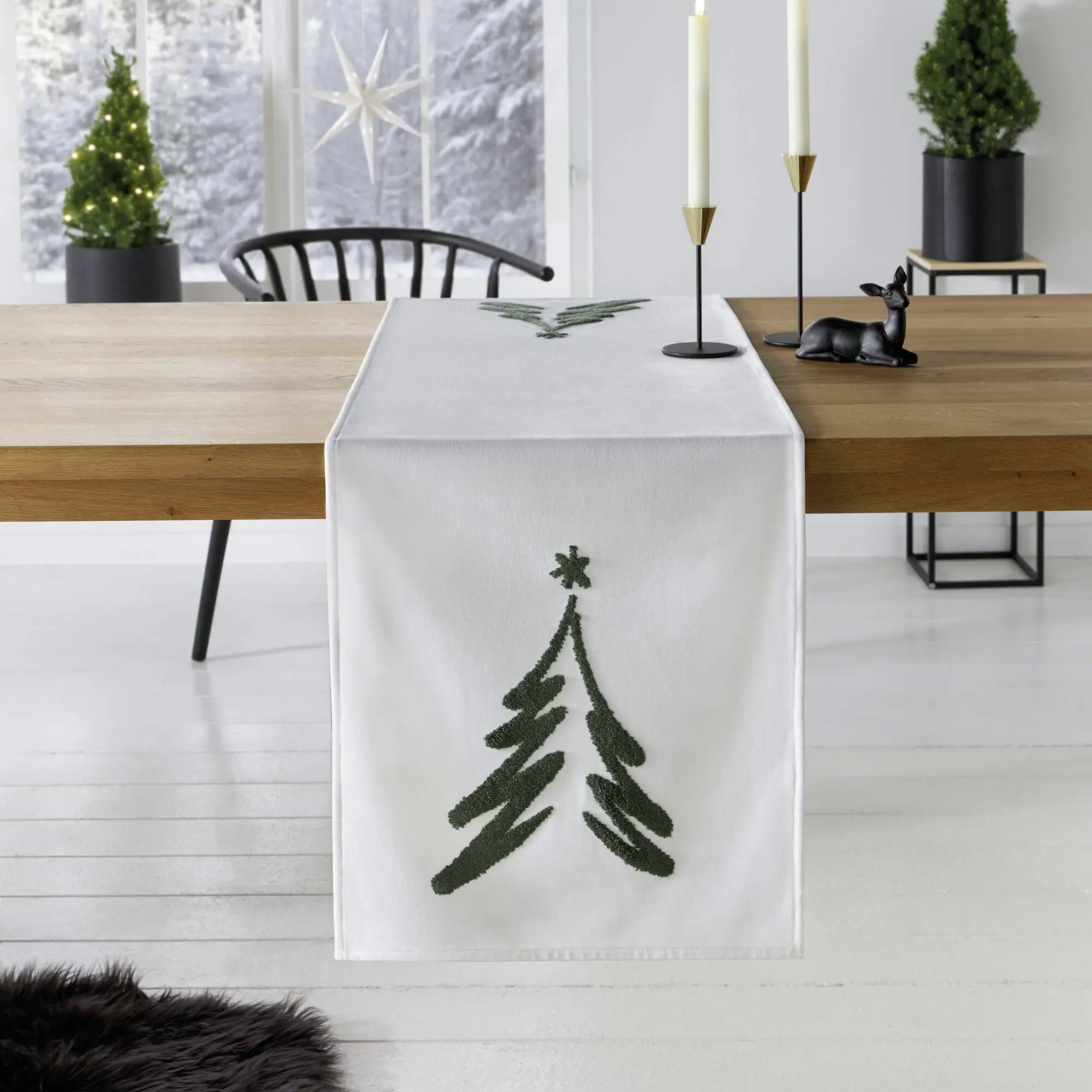 Tischläufer "Tannenbaum"  im Frank Flechtwaren Online Shop kaufen