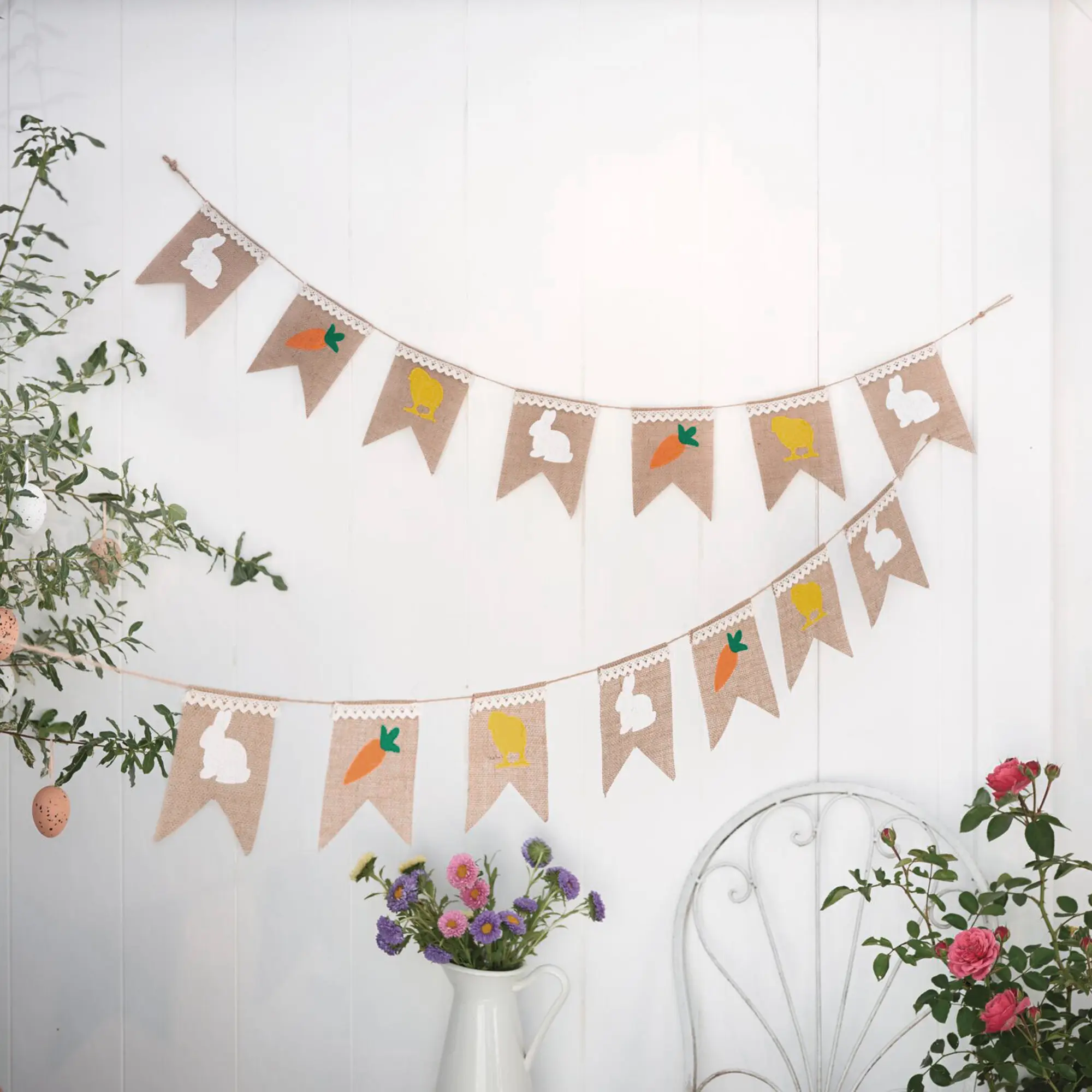 Wimpelgirlande "Ostern", 2er Set  im Frank Flechtwaren Online Shop kaufen