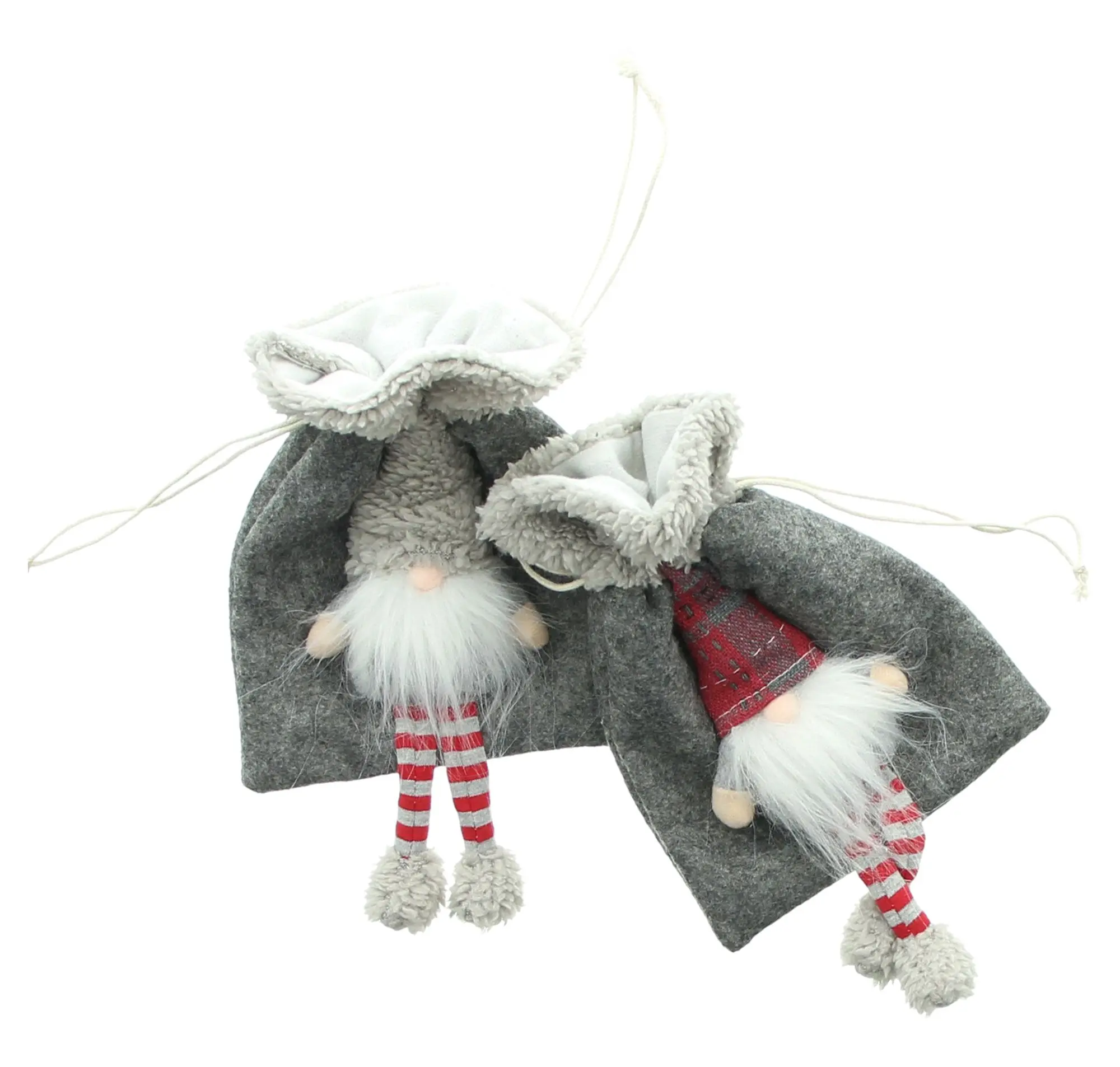 Geschenkbeutel "Wichtel", 2er Set  im Frank Flechtwaren Online Shop für Geschenktaschen kaufen