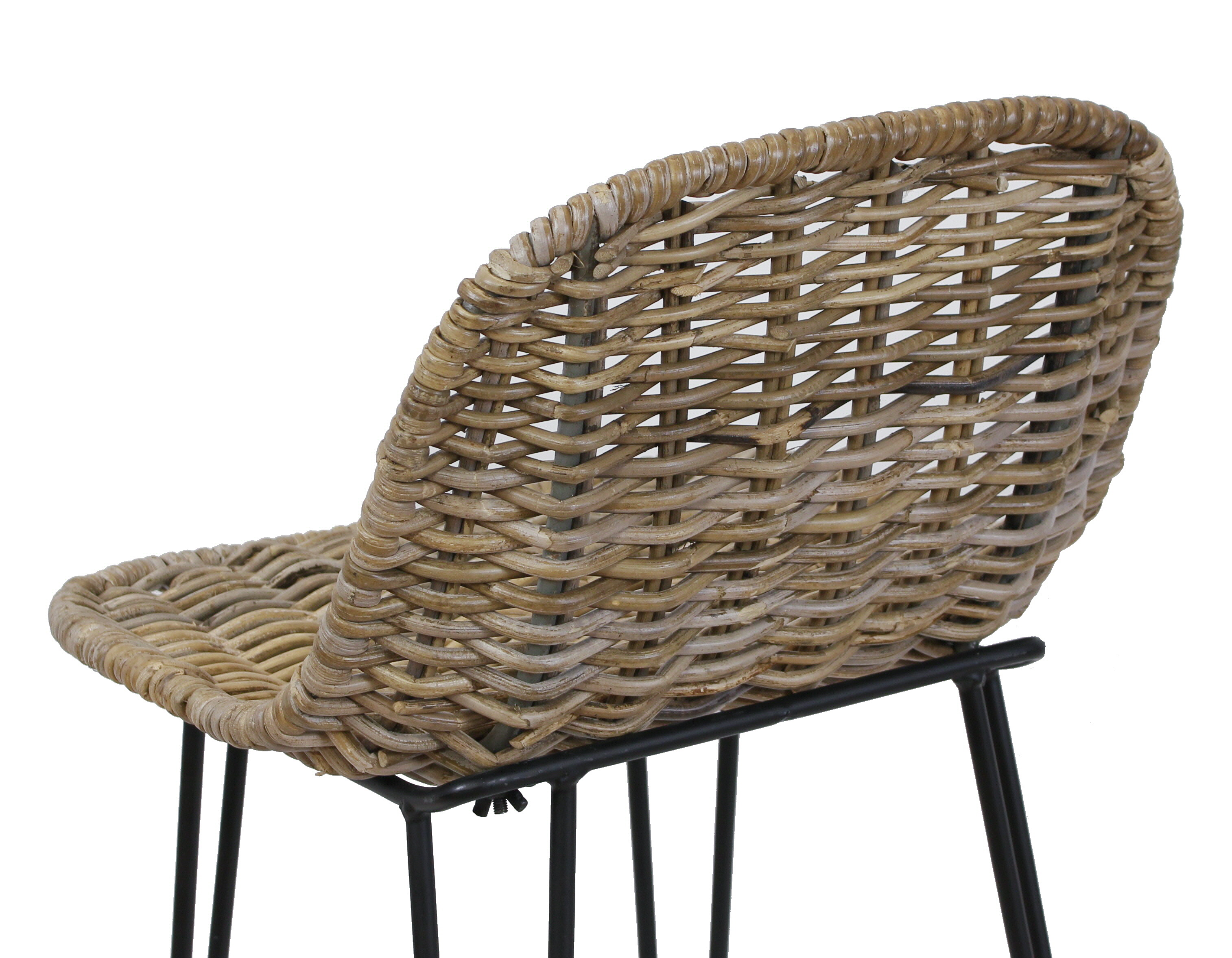 Rattanbarstuhl "Modern Line"  im Frank Flechtwaren Online Shop für Küche kaufen