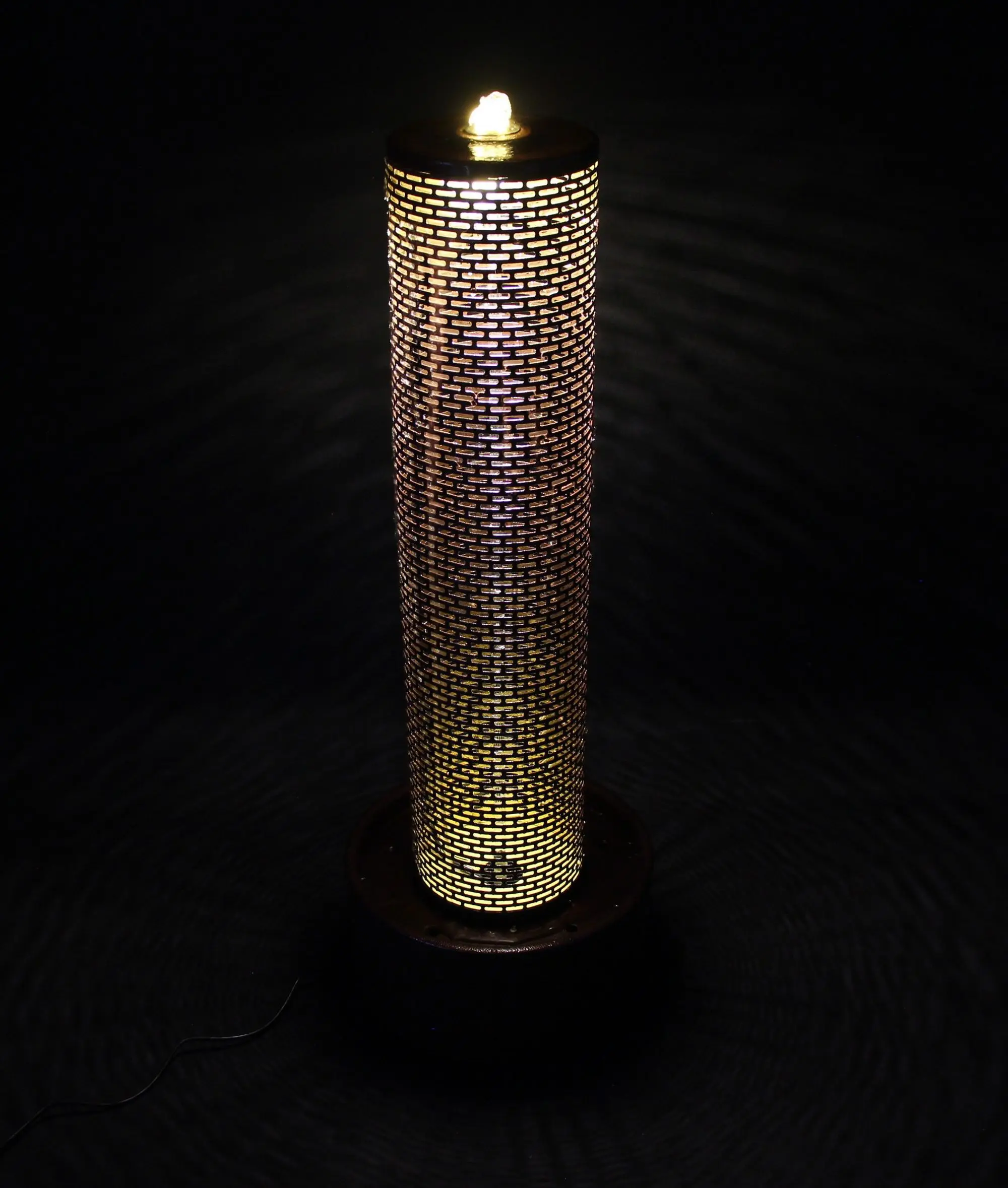 LED-Brunnen "Burgundy"  im Frank Flechtwaren Online Shop für LED-Beleuchtung kaufen