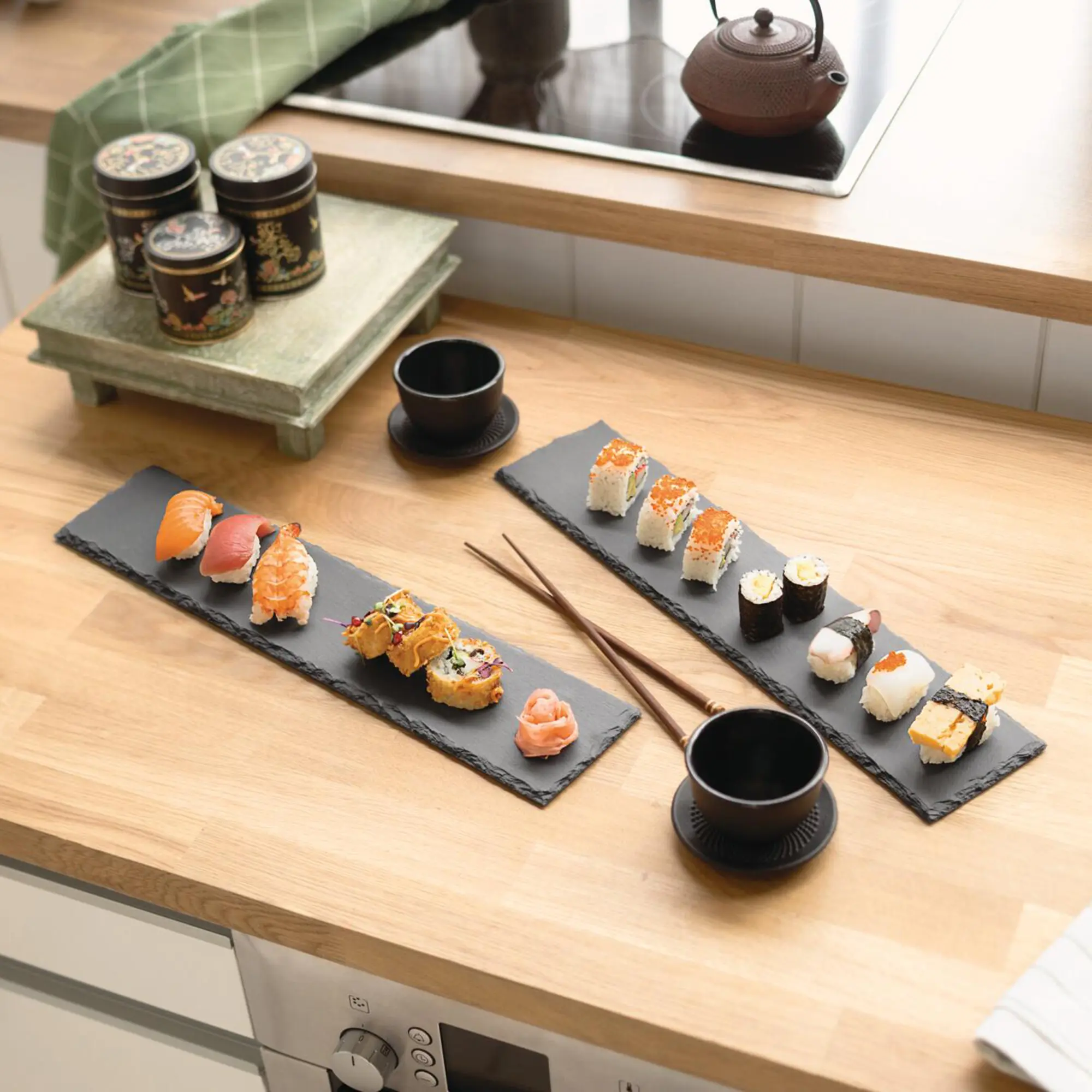 Schieferplatte "Länglich", 2er Set  im Frank Flechtwaren Online Shop kaufen