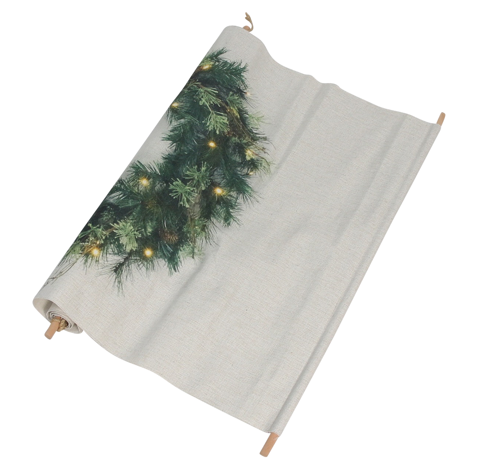 LED-Wanddeko "Weihnachtskranz"  im Frank Flechtwaren Online Shop für Wanddeko kaufen