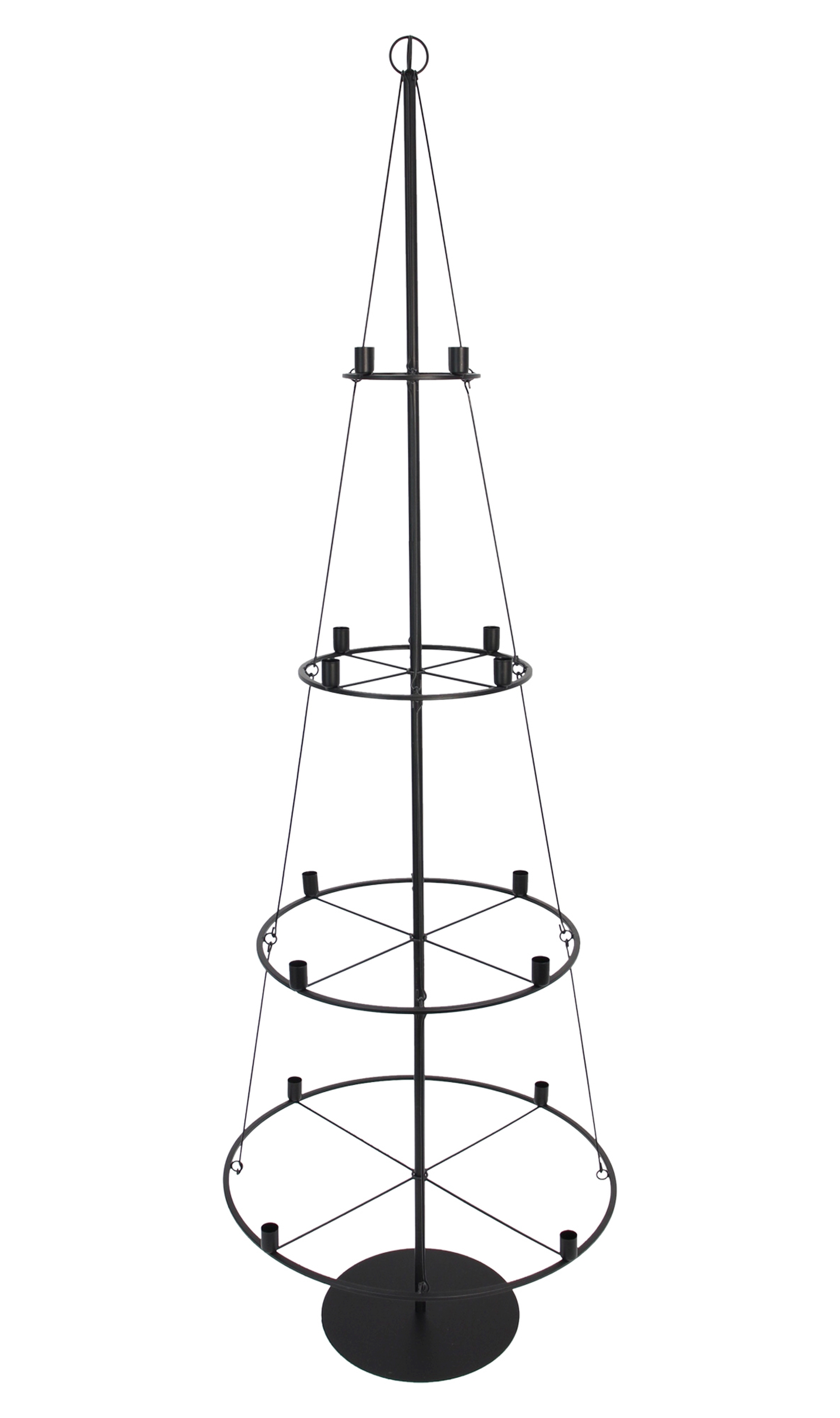 Metallbaum "Pyramide", groß  im Frank Flechtwaren Online Shop für Tannenbäume kaufen