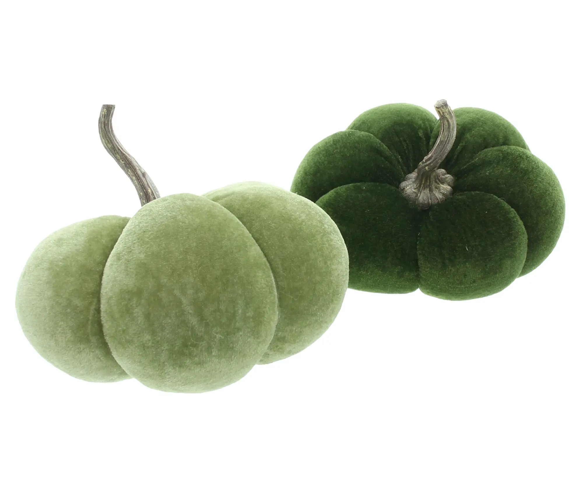 Kürbis "Green", 2er Set  im Frank Flechtwaren Online Shop für Dekokürbisse kaufen