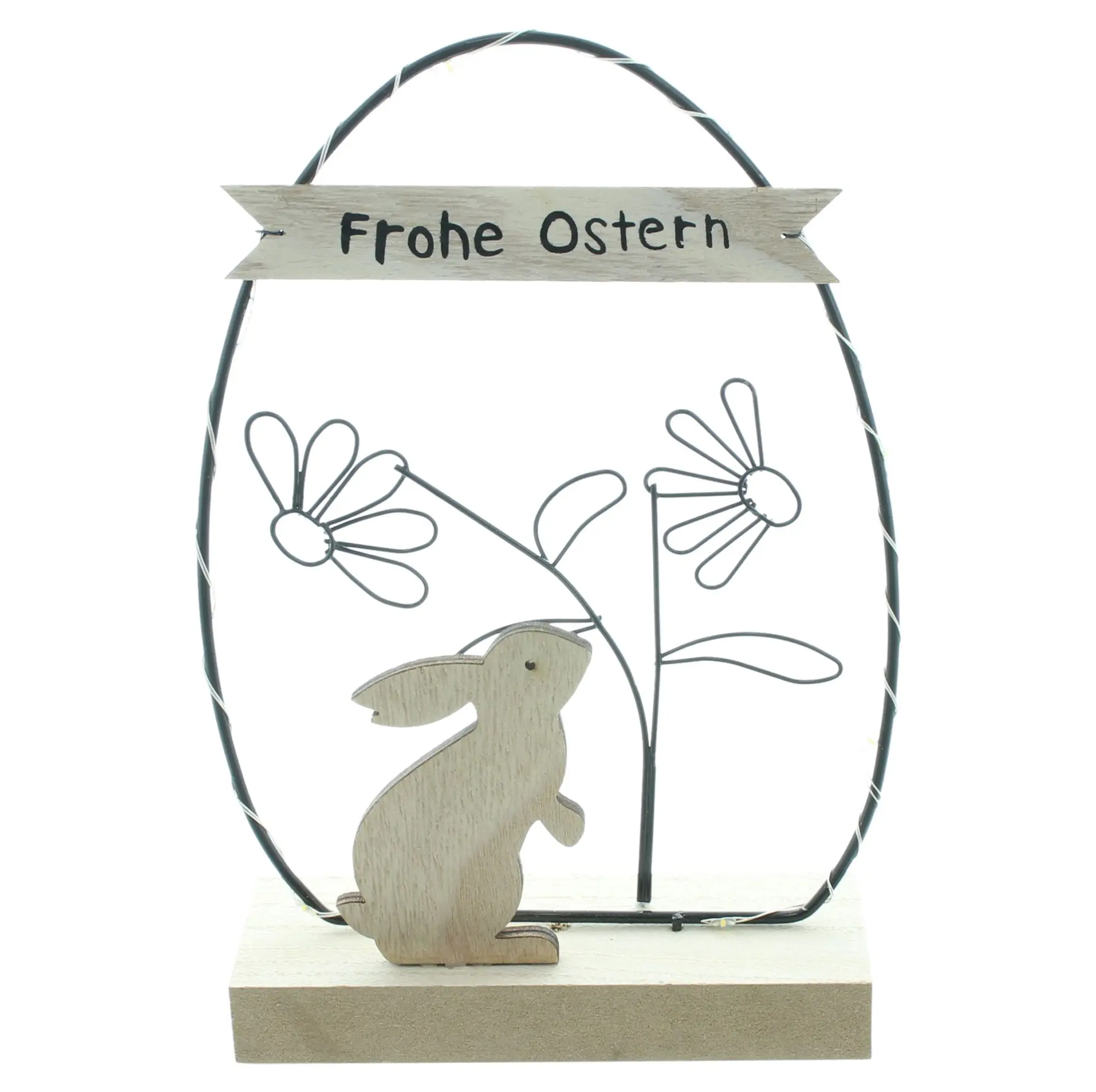 LED-Ei "Frohe Ostern"  im Frank Flechtwaren Online Shop für  kaufen