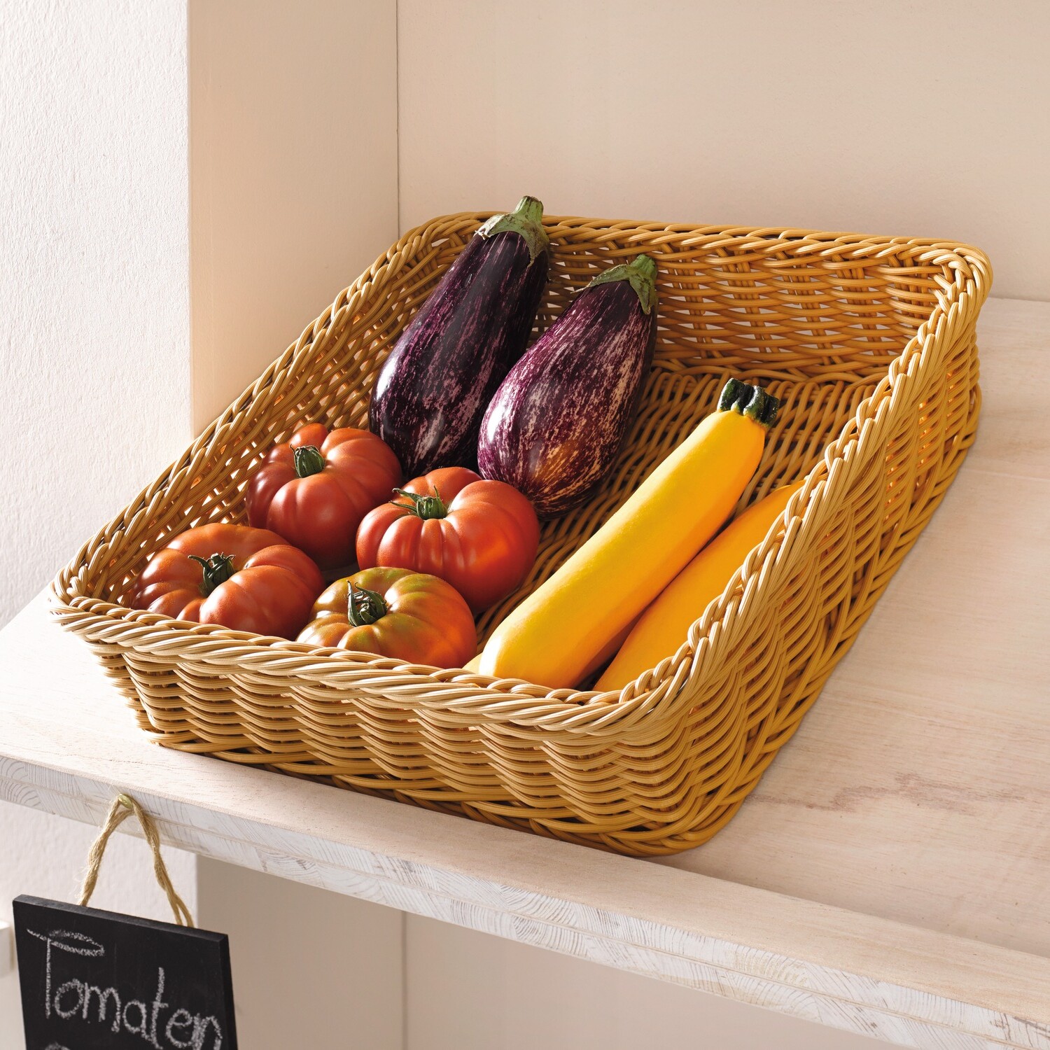 Auslagekorb "Poly", 30 x 40 x 10 cm  im Frank Flechtwaren Online Shop kaufen