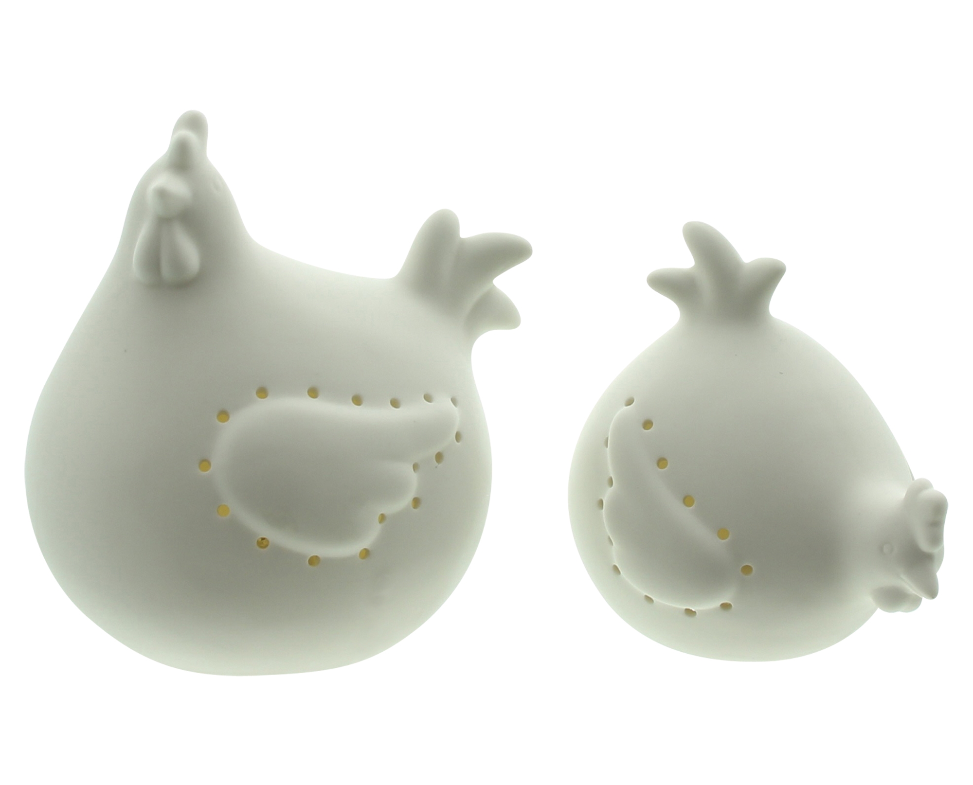 LED-Huhn "White", 2er Set im Frank Flechtwaren Online Shop für Ostern kaufen LED-Huhn "White", 2er Set im Frank Flechtwaren Online Shop für Ostern kaufen