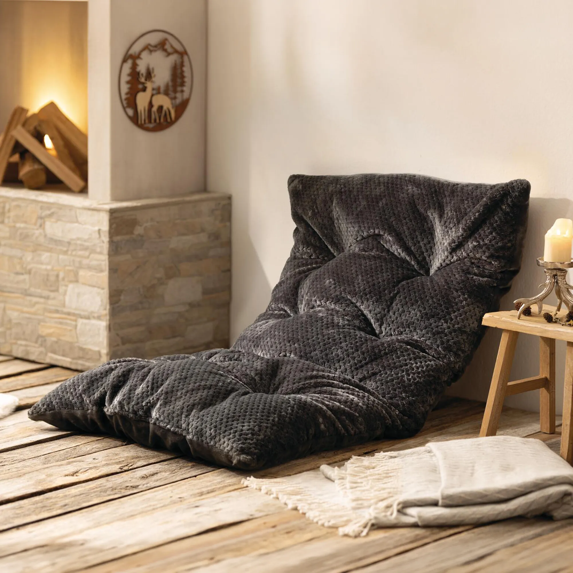 Chillkissen "Anthrazit"  im Frank Flechtwaren Online Shop kaufen