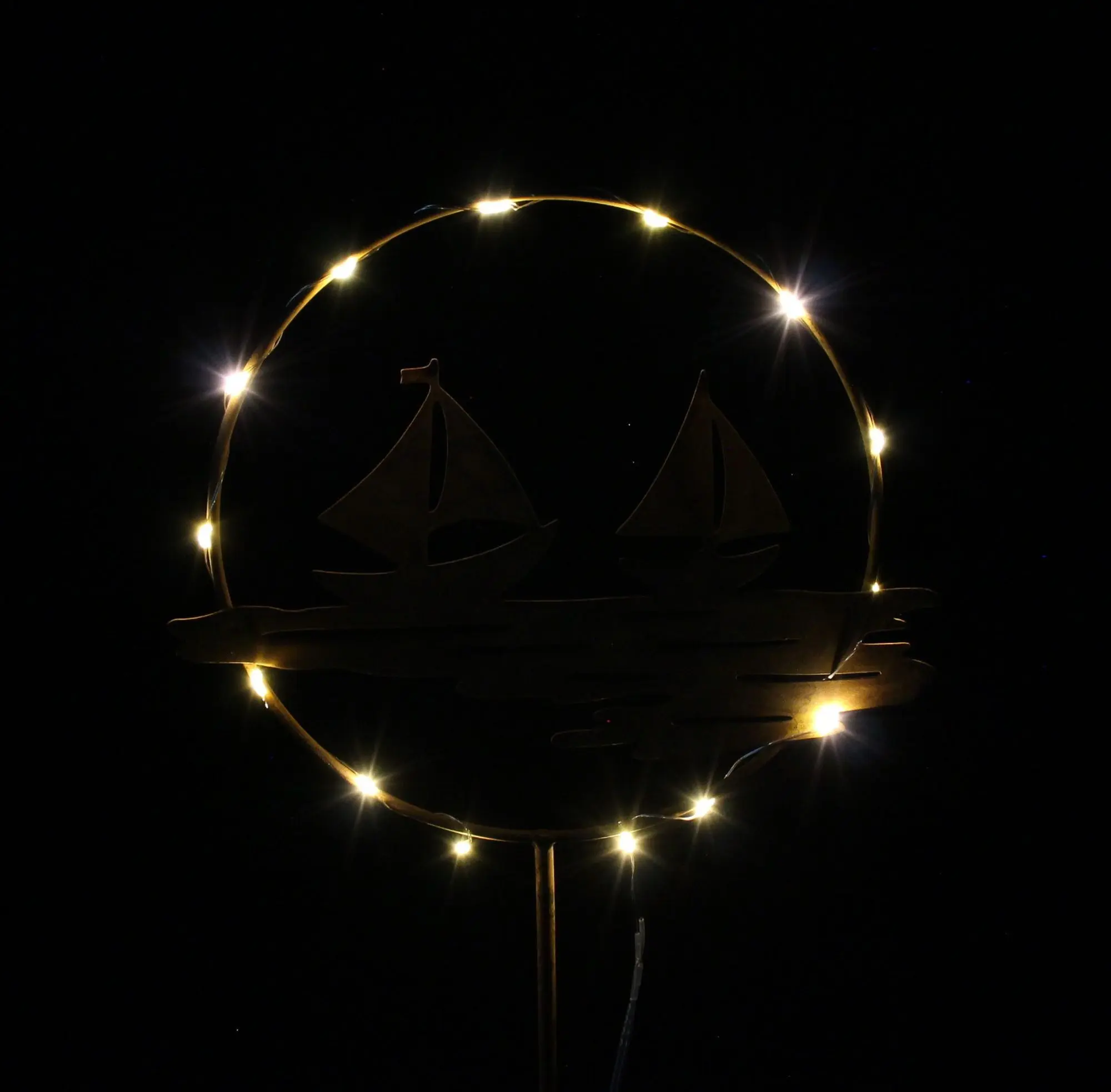 LED-Stecker "Segelboote"  im Frank Flechtwaren Online Shop für Gartenbeleuchtung kaufen