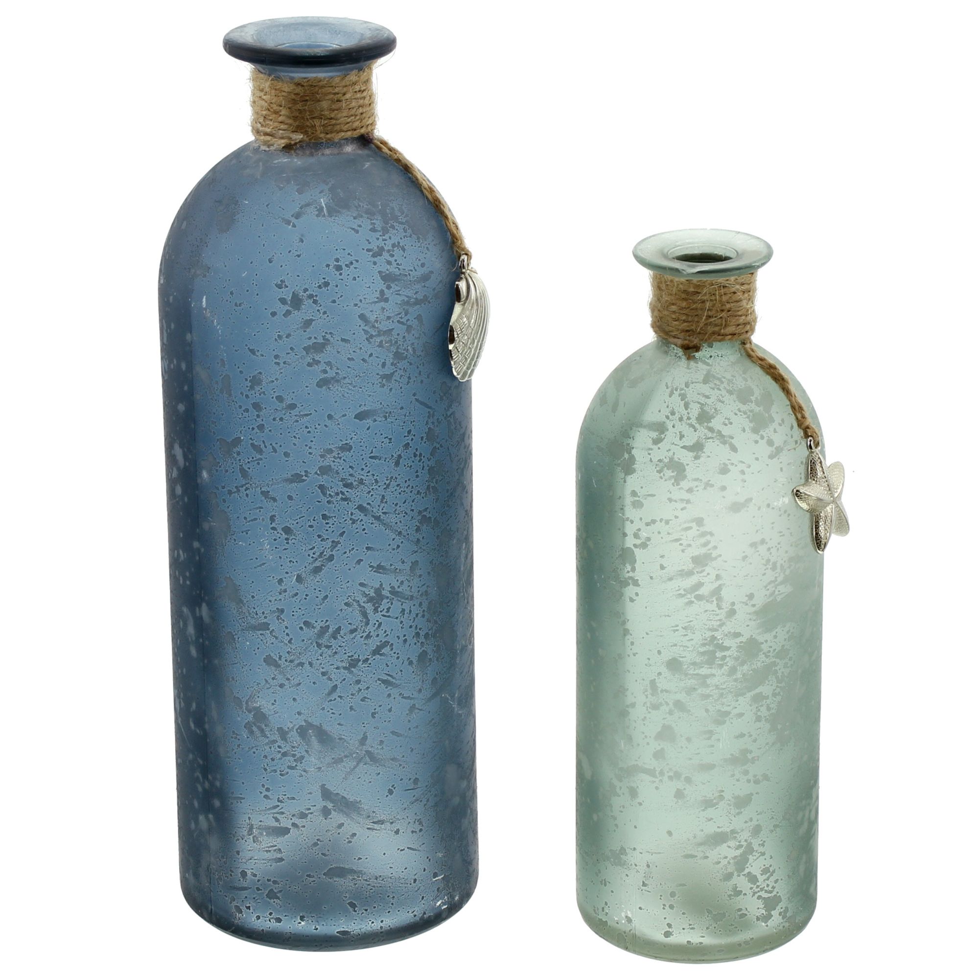 Dekovase "Maritim", 2er Set im Frank Flechtwaren Online Shop für Dekovasen kaufen Dekovase "Maritim", 2er Set im Frank Flechtwaren Online Shop für Dekovasen kaufen